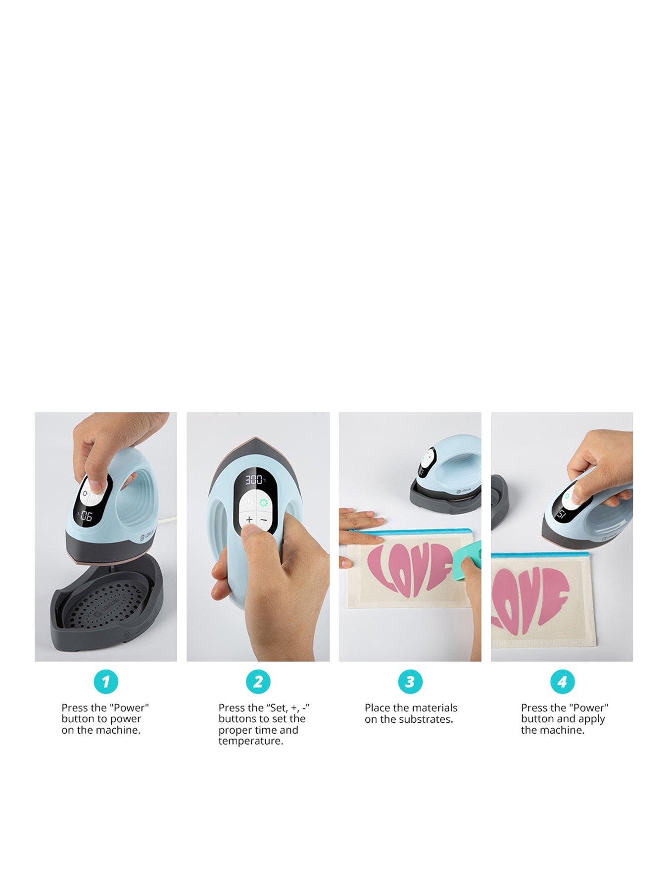 Image 3 of 8 of Loklik Impress Mini 3 Heat Press Bubble Blue