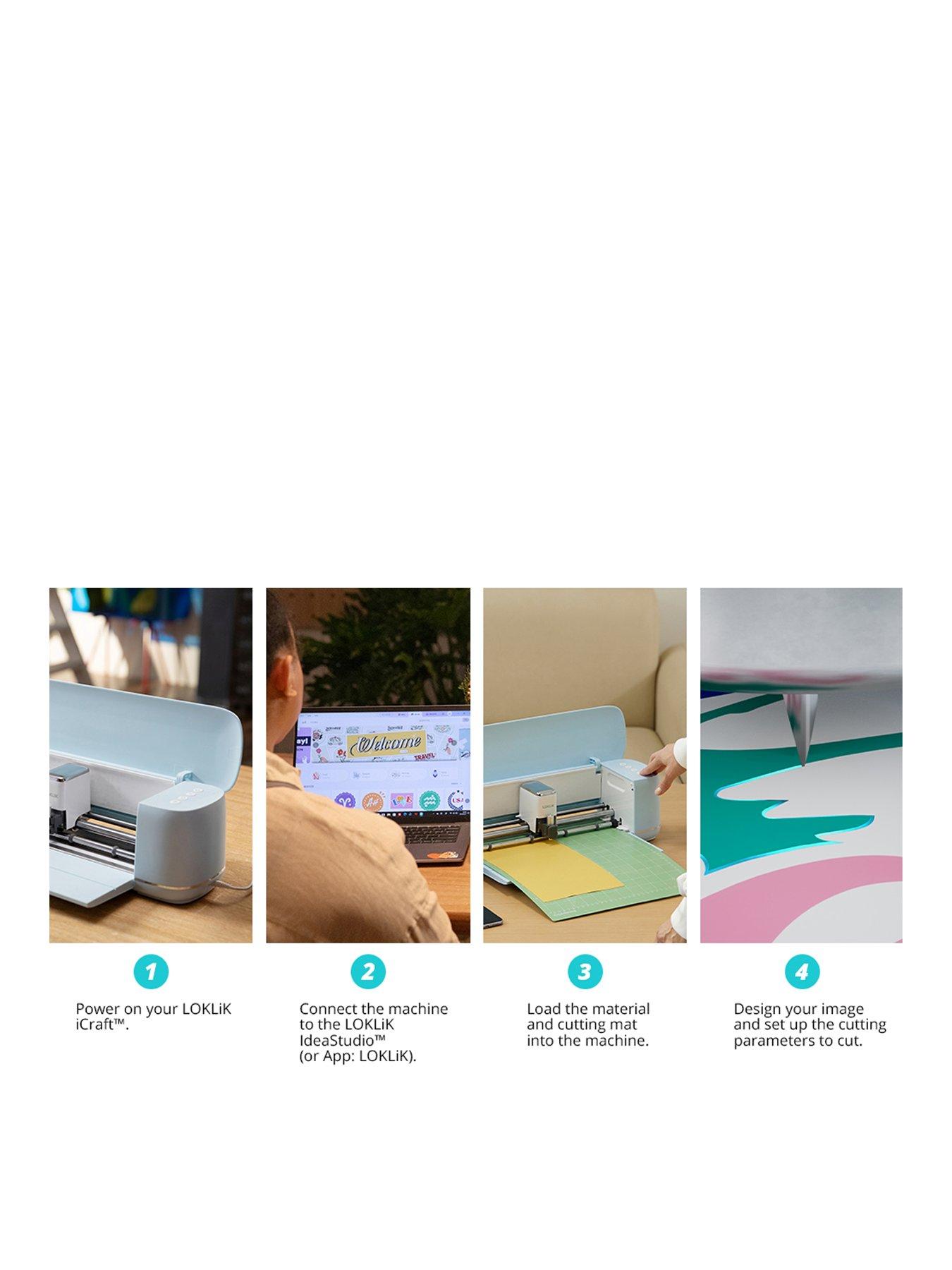 Image 3 of 8 of Loklik Icraft Cutting Machine - Bubble Blue