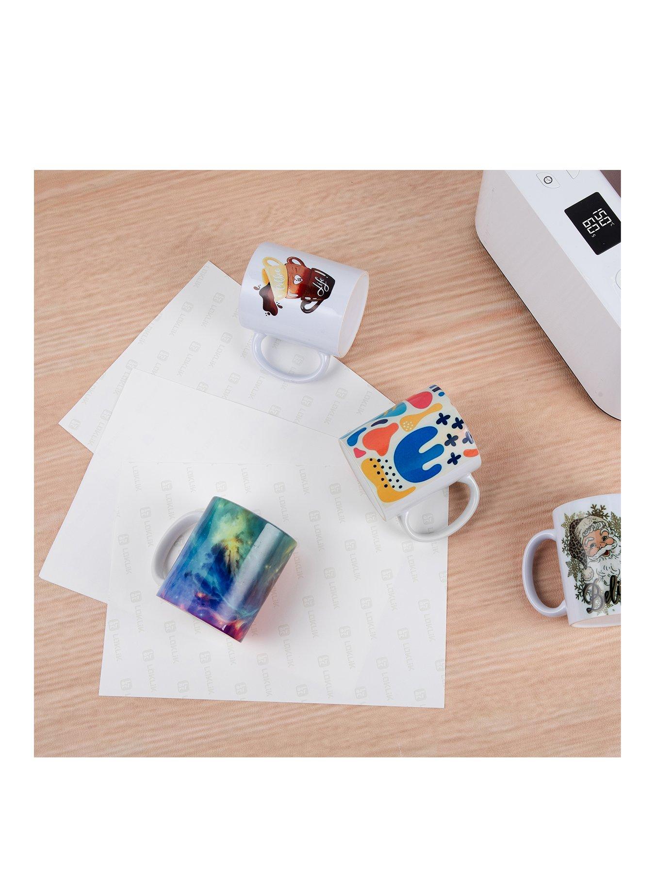Image 3 of 3 of Loklik Impress Tumbler/Mug Press Bundle With 11 Oz Mugs 4 Pack /Sublimation Paper