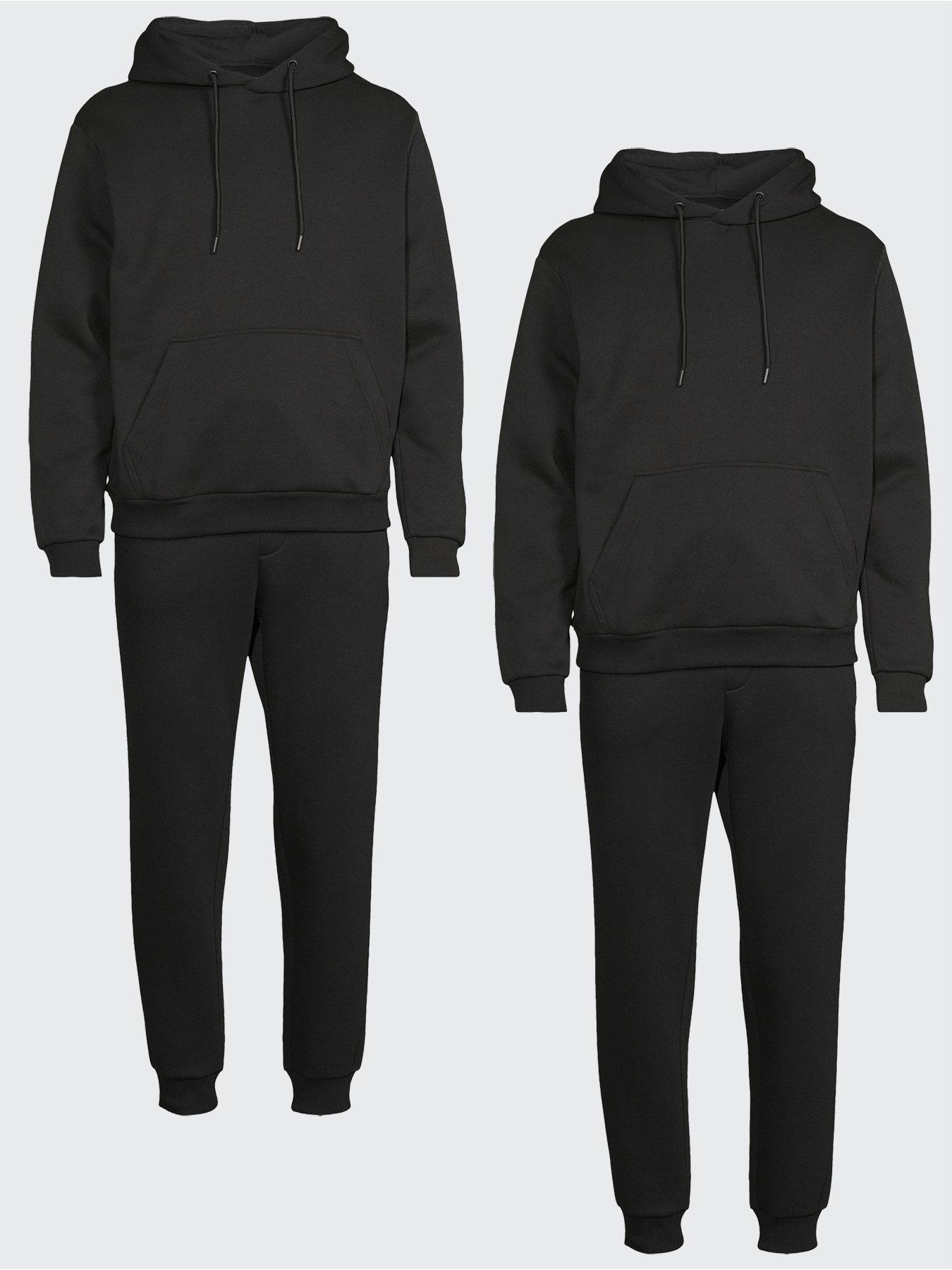 undefined 2 Pack Bradley Heavyweight Hoodies - Black