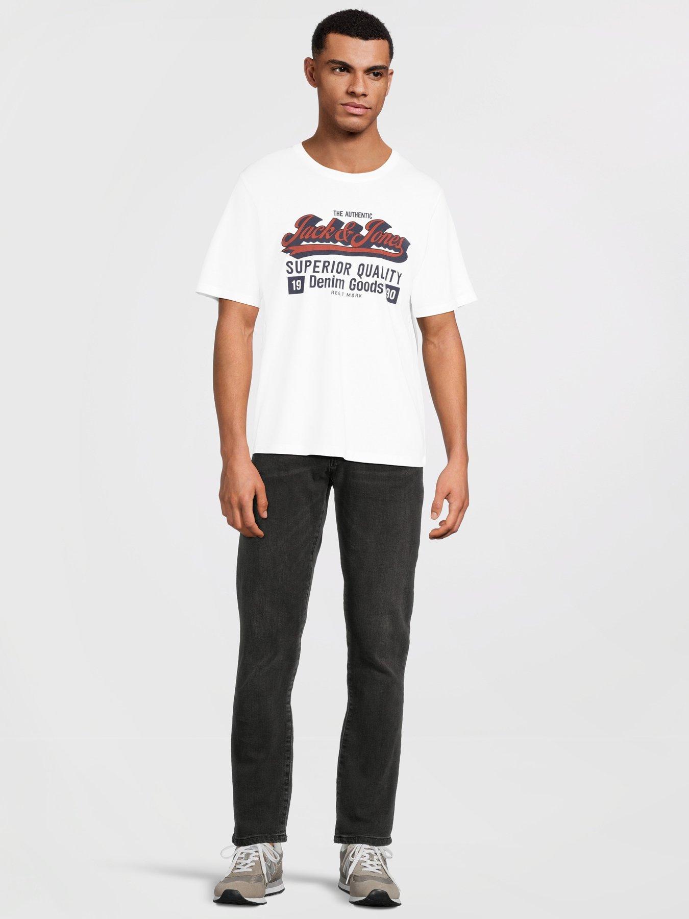 Image 5 of 6 of Jack & Jones 5 Pack Logo Short Sleeve Crew Neck T-Shirts - Multi