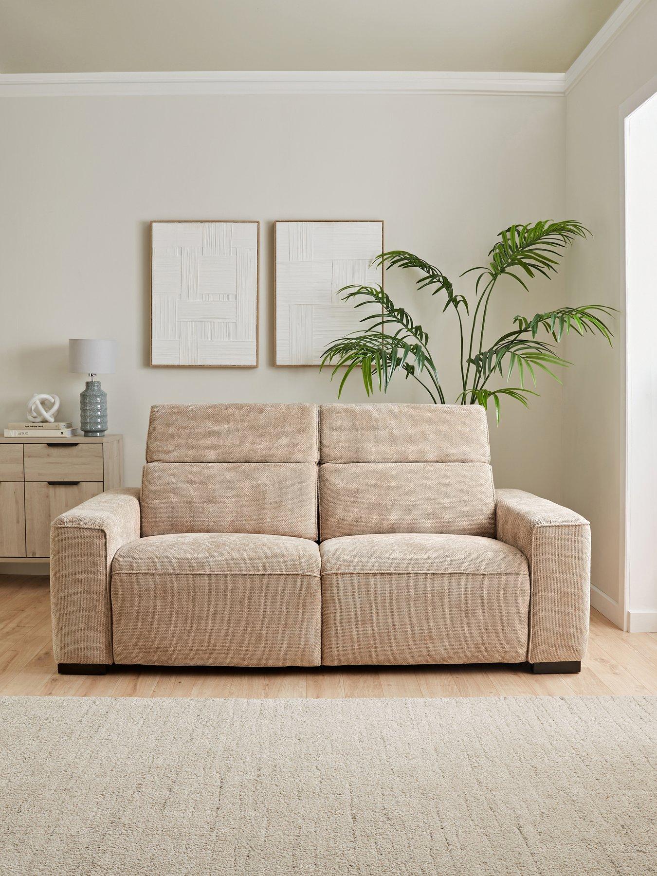 The Very Collection Venosa 3 Seater Power Recliner Fabric Sofa