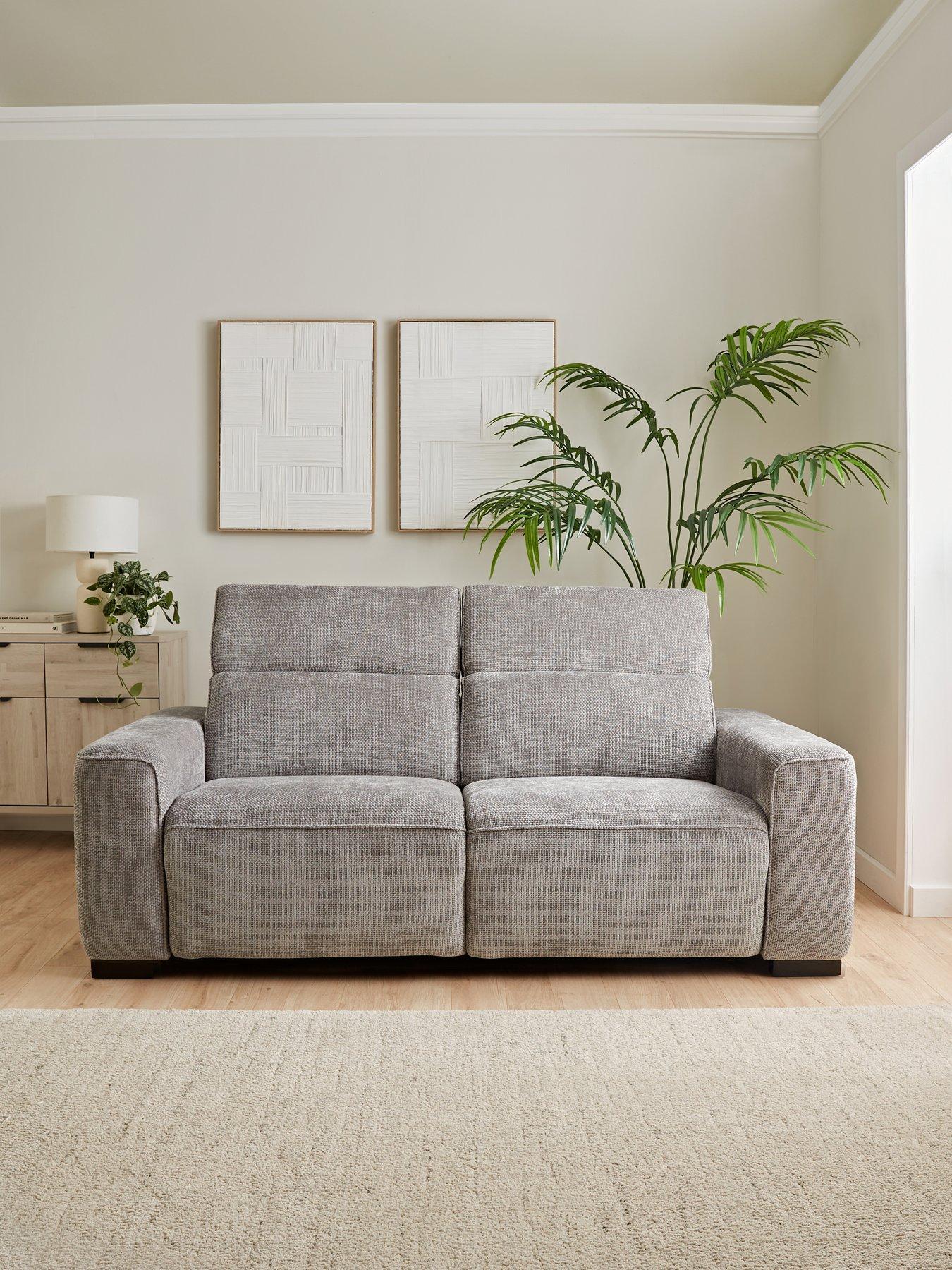 Very Home Venosa 3 Seater Power Recliner Fabric Sofa