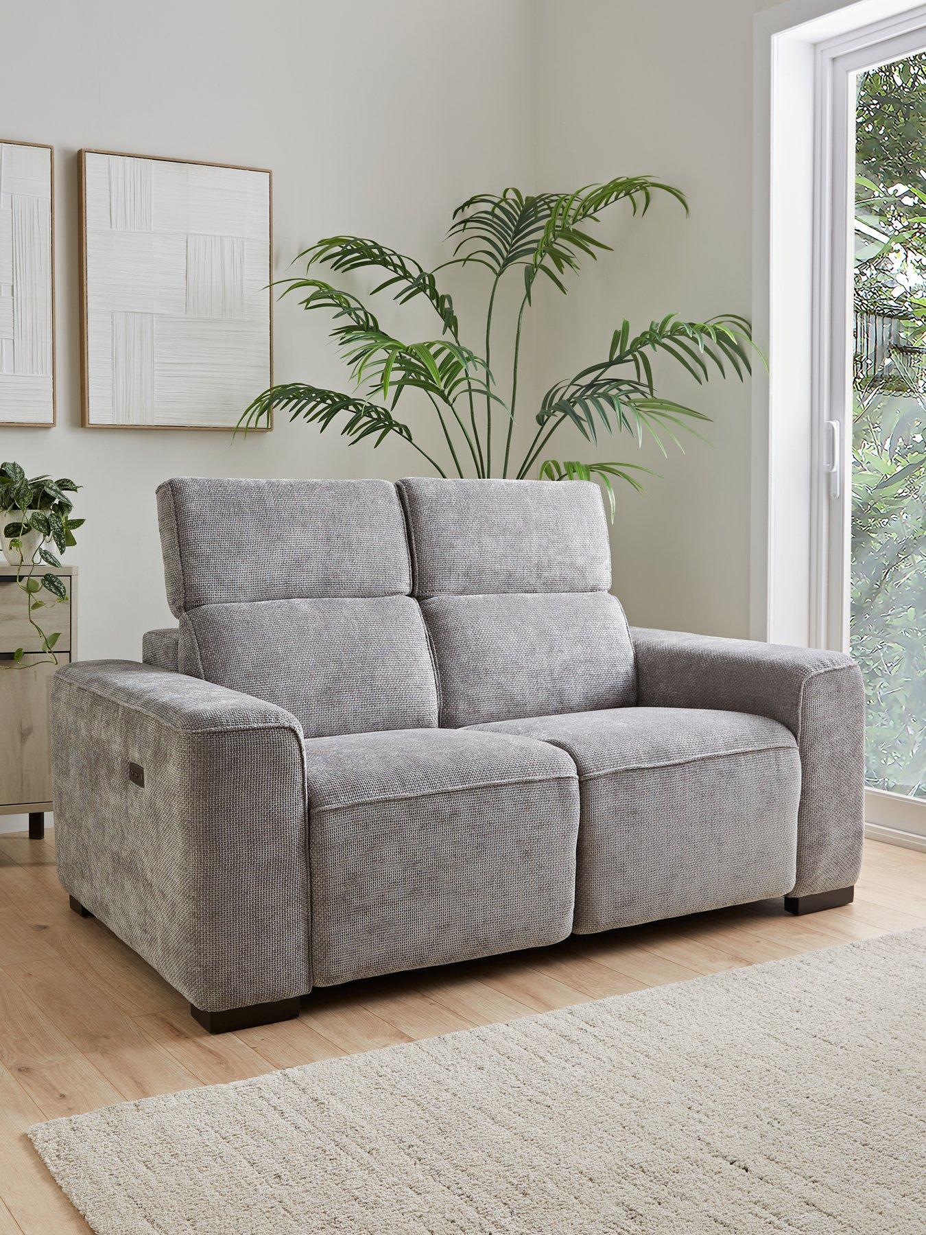 undefined Venosa 2 Seater Power Recliner Fabric Sofa