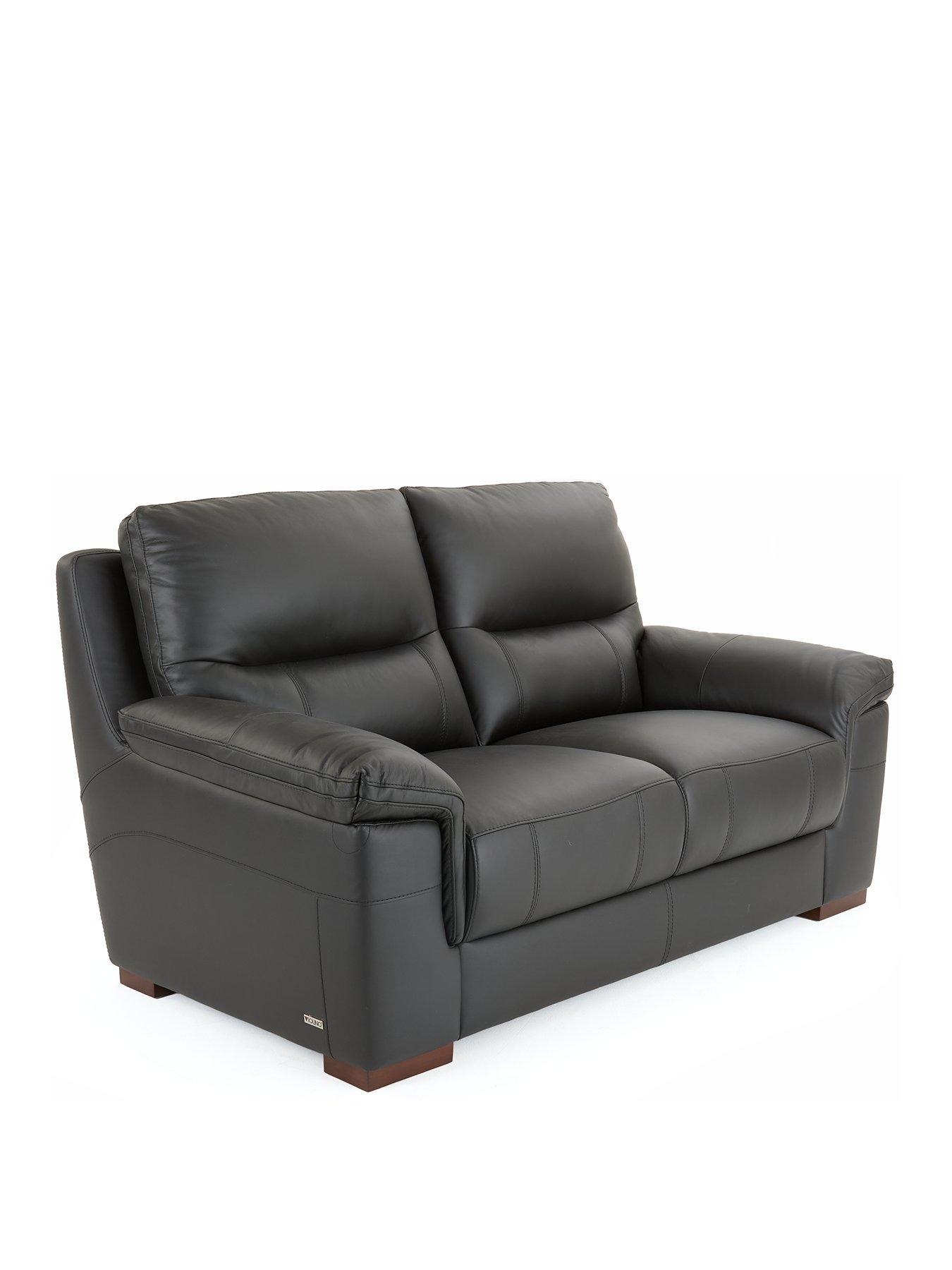 Image 3 of 7 of The Very Collection Prenton 2 Seater Leather Sofa