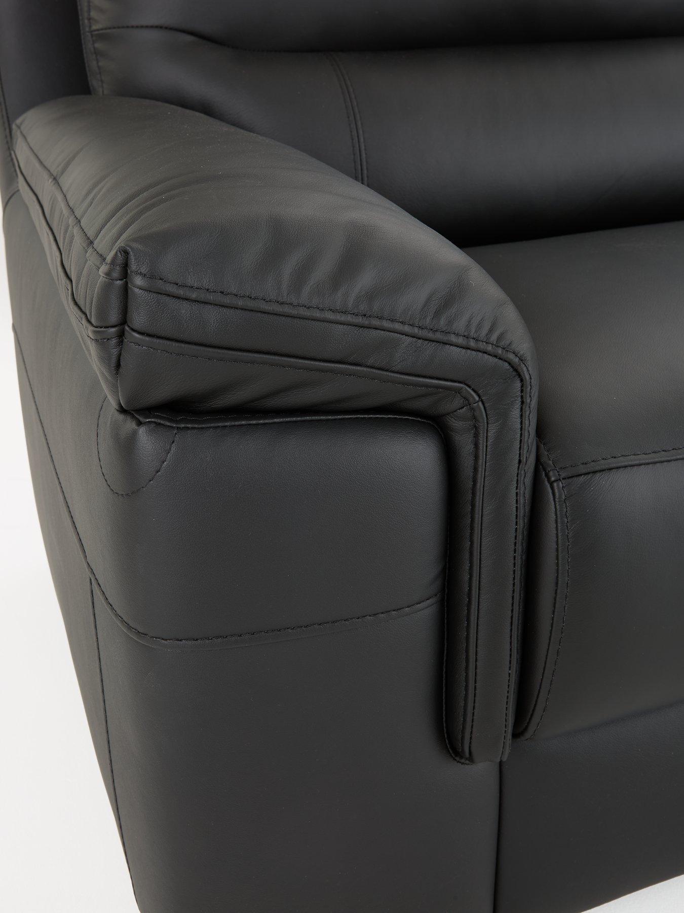 Image 4 of 7 of The Very Collection Prenton 2 Seater Leather Sofa