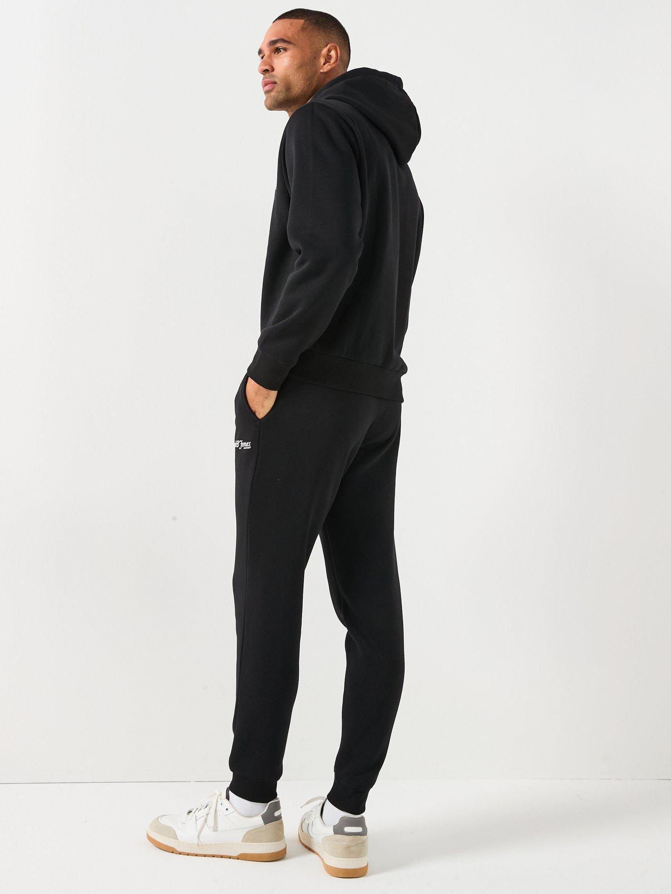 Jack&Jones Übergrößen Hoodie blaugrau Print JJYUKI