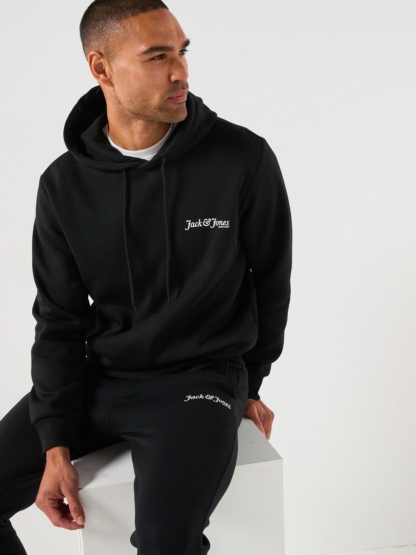 Jack & Jones Yuki Sweat Tracksuit - Black | Very
