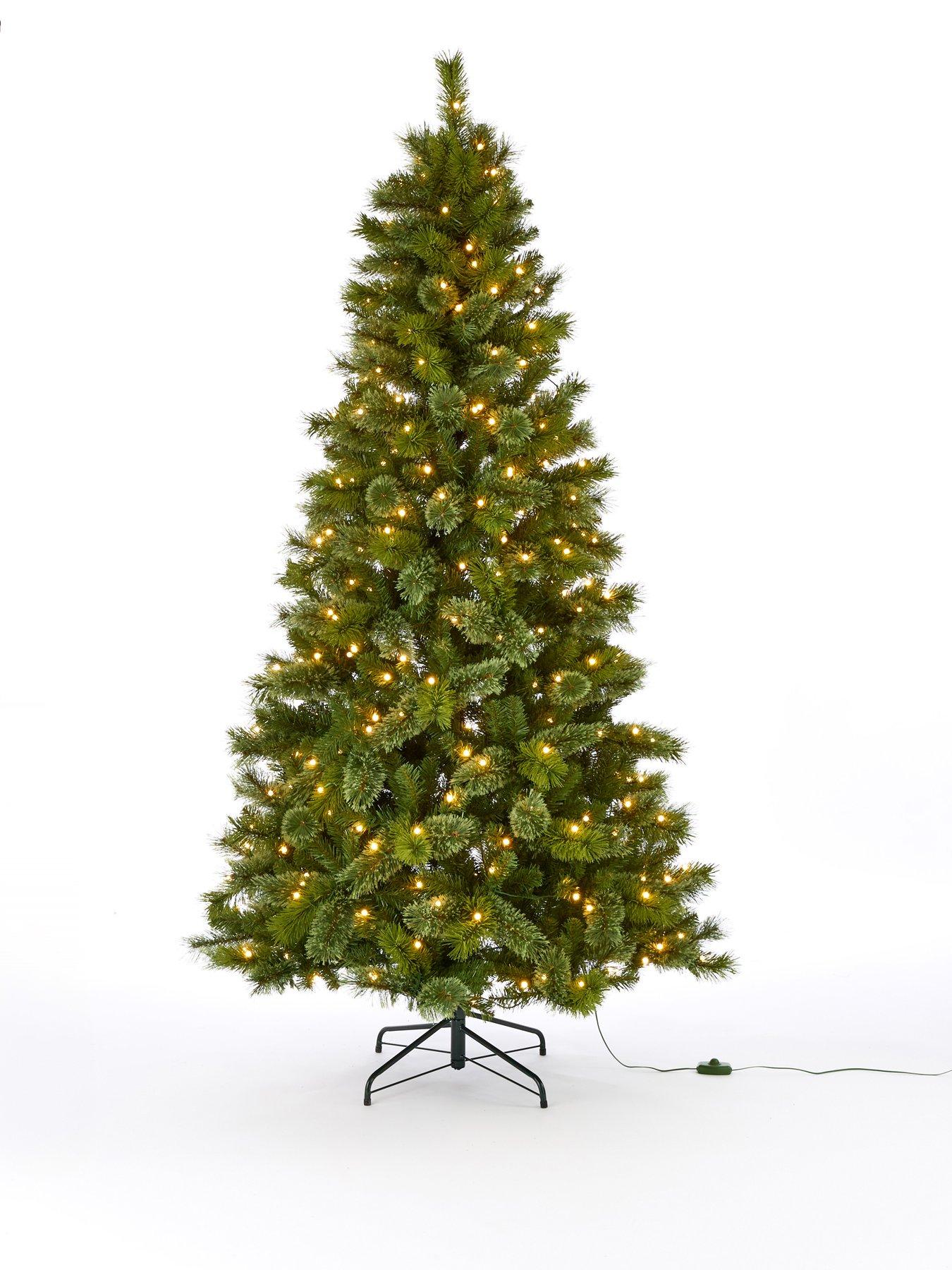 Image 2 of 7 of The Very Collection 7ft Pre Lit Mirabelle Cashmere Tips Christmas Tree
