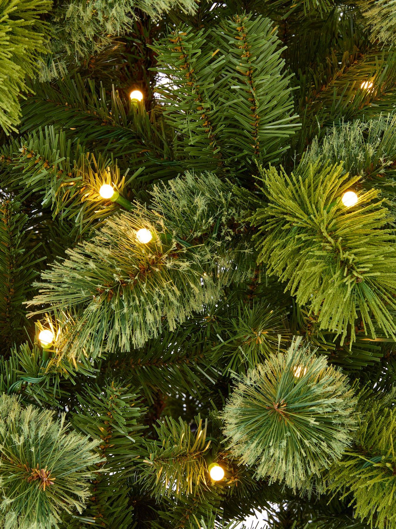 Image 4 of 7 of The Very Collection 7ft Pre Lit Mirabelle Cashmere Tips Christmas Tree