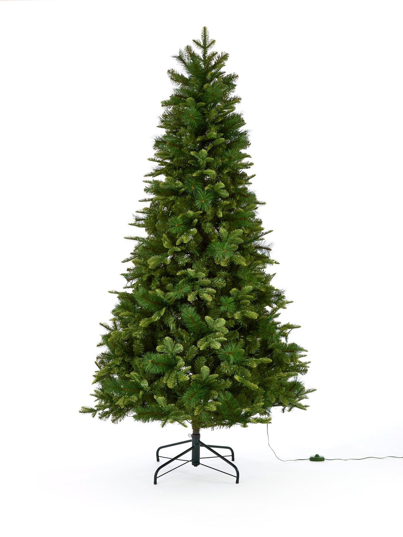 Image 4 of 8 of The Very Collection 7ft Aspen Pre Lit Christmas Tree with Dual Colour Twinkle Lights