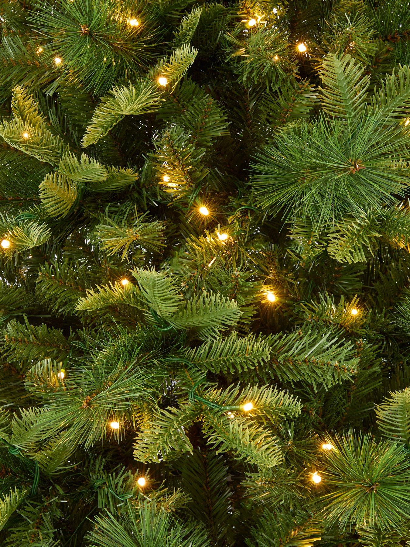 Image 5 of 8 of The Very Collection 7ft Aspen Pre Lit Christmas Tree with Dual Colour Twinkle Lights