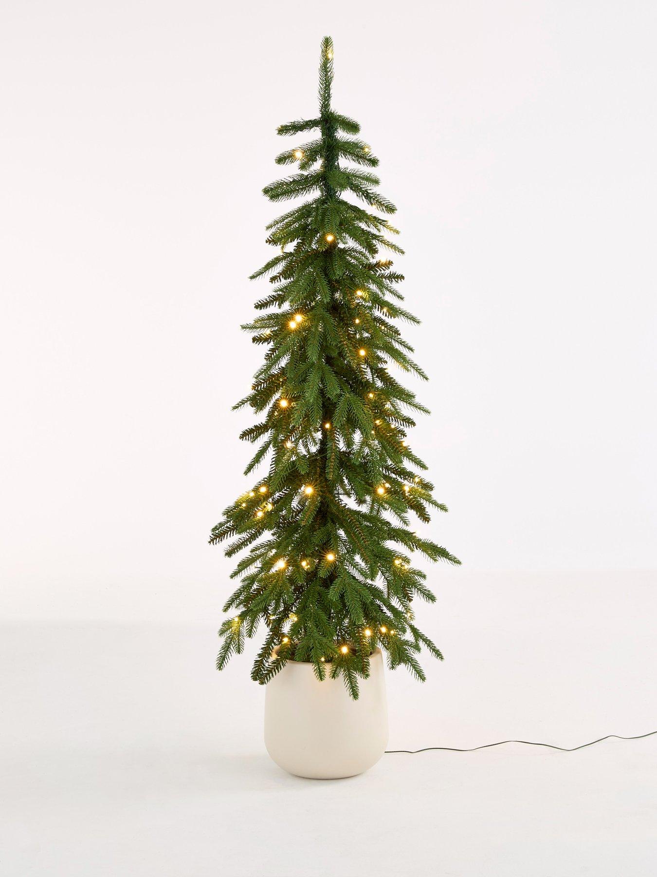Image 2 of 7 of The Very Collection 5ft Prelit Potted Indoor/Outdoor Christmas Tree