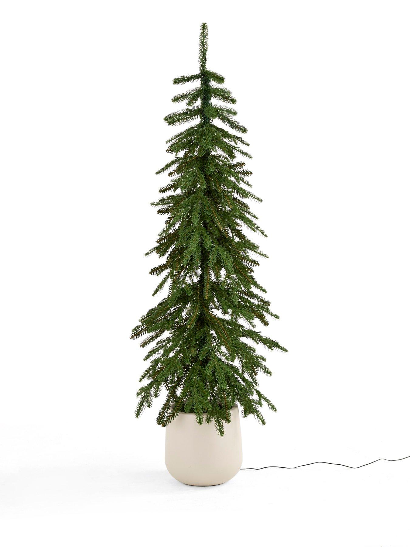 Image 3 of 7 of The Very Collection 5ft Prelit Potted Indoor/Outdoor Christmas Tree