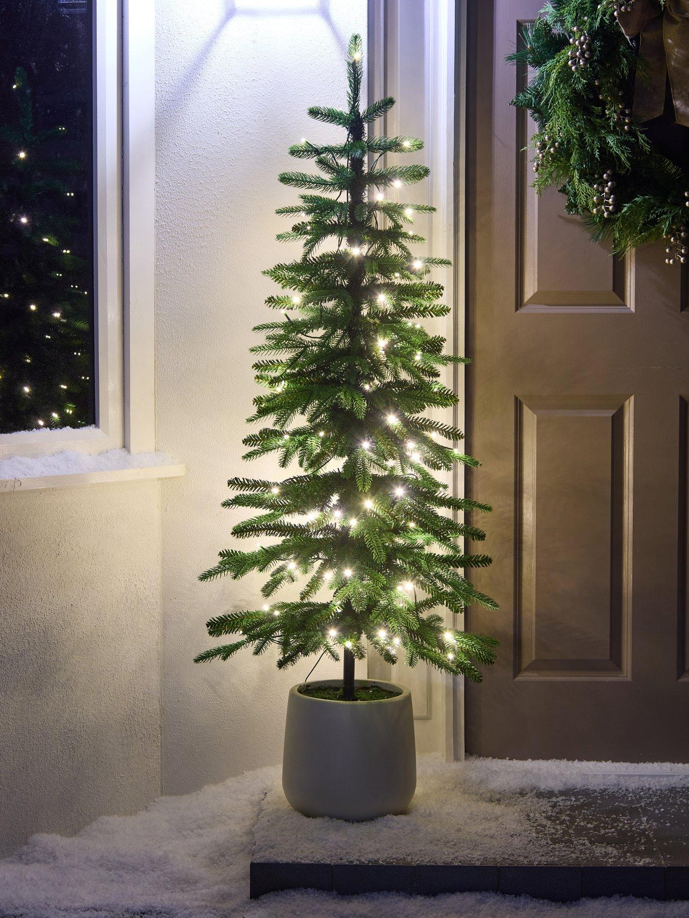 Very Home 5ft Prelit Potted Indoor/Outdoor Christmas Tree Very