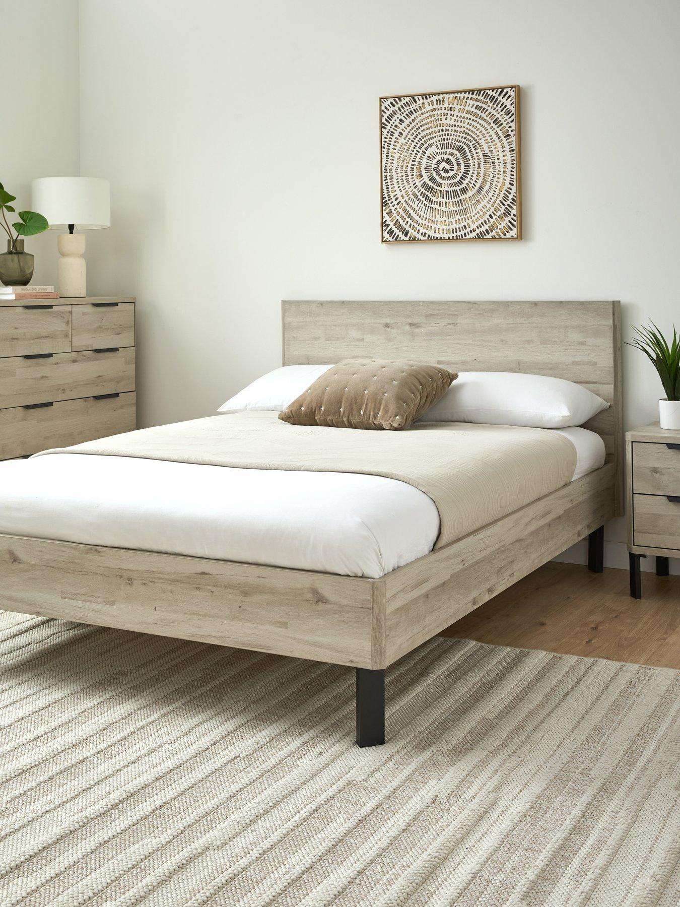 Very Home Harlem Bed Frame with Mattress Options (Buy and SAVE!) - FSC® Certified