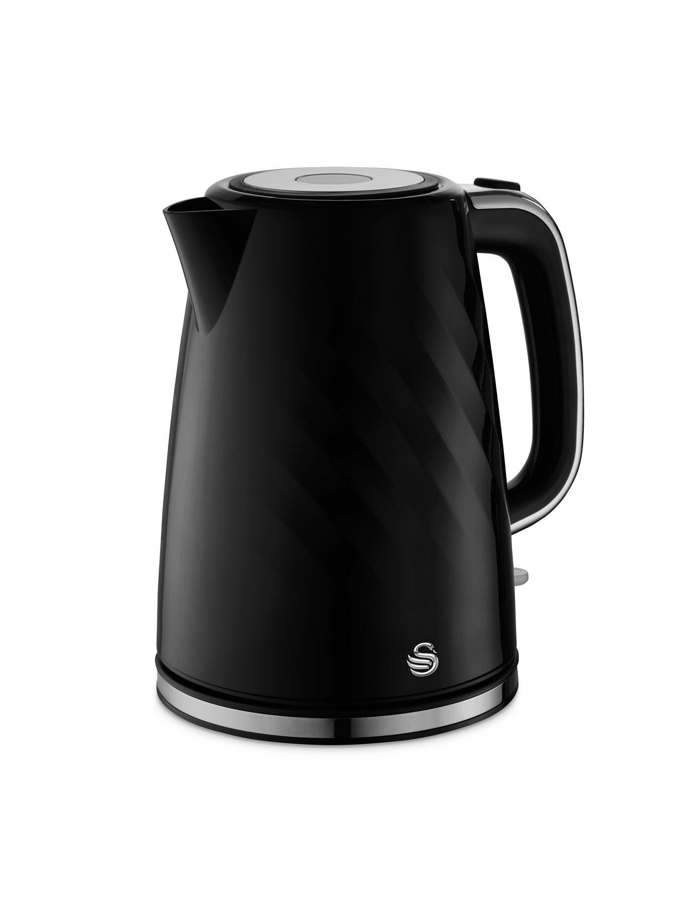 Image 2 of 5 of Swan EEJB256 Windsor 2 Slice Toaster and Kettle Set - Black