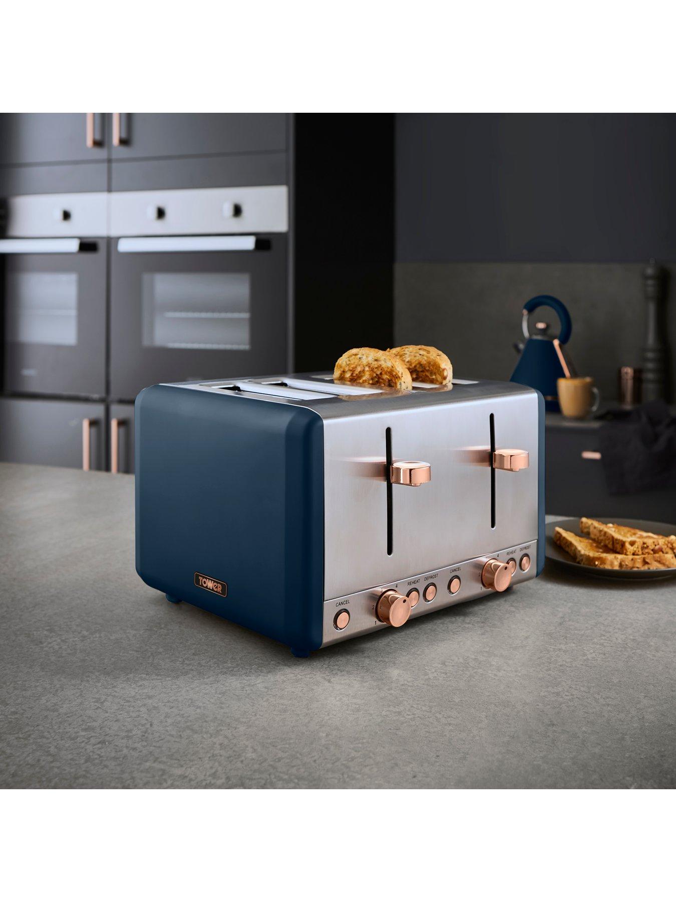Image 3 of 6 of Tower EEJB225 Cavaletto Kettle and 4 Slice Toaster Set - Midnight Blue