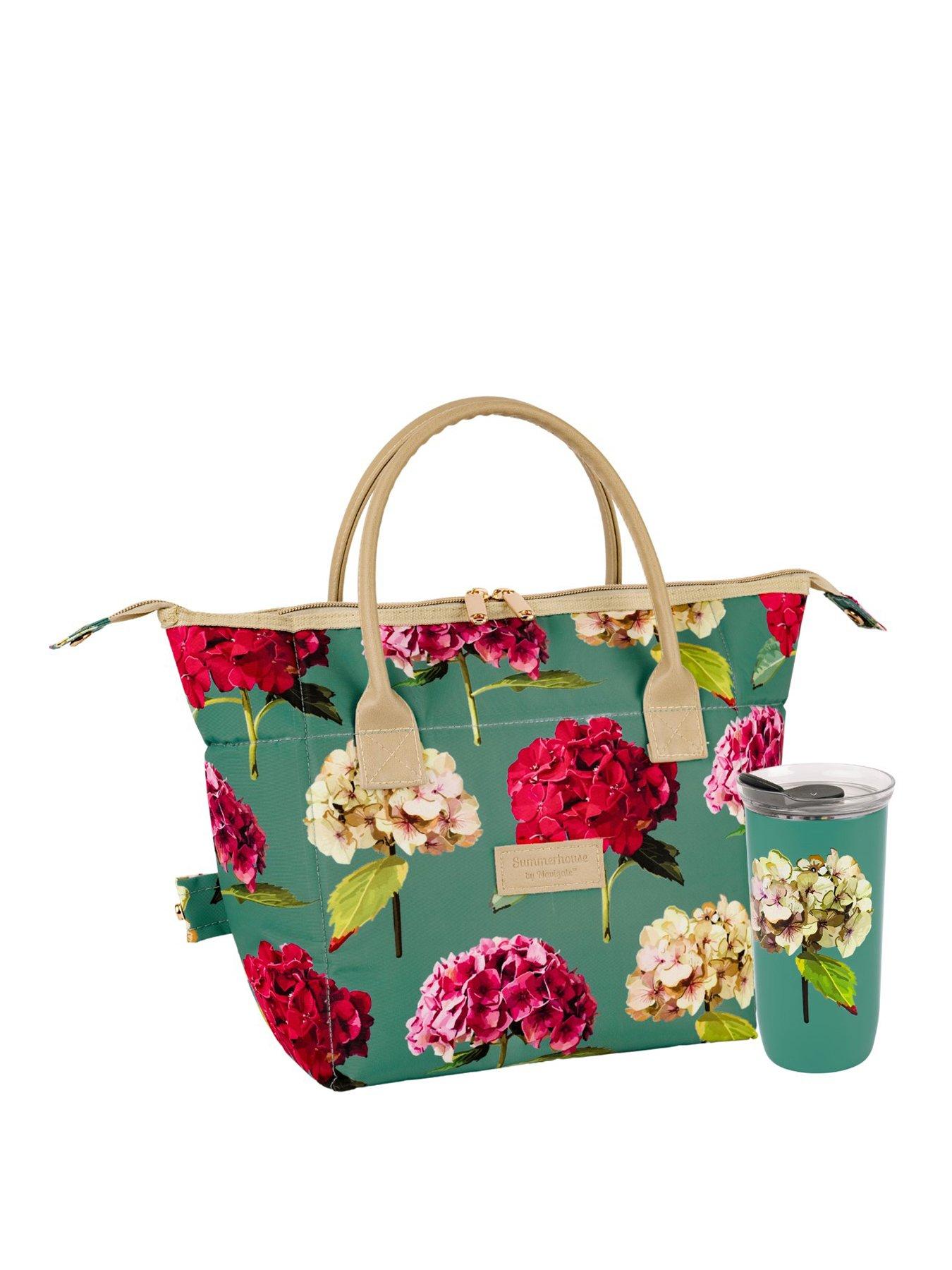 undefined SARAH KELLEHER Teal Convertible Lunch Bag  &  Travel Mug - 350ml