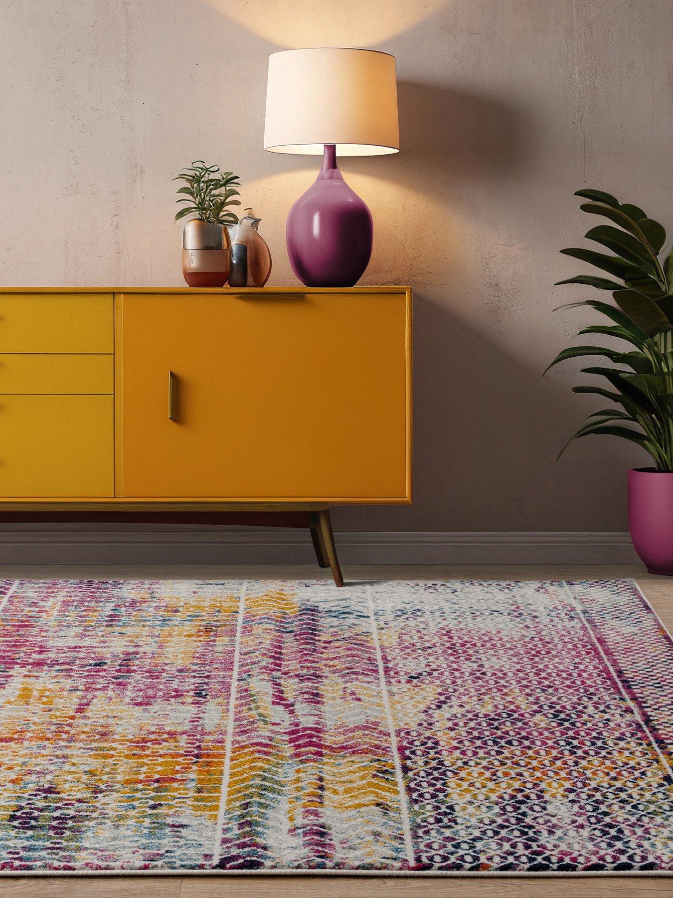 Product photograph of Asiatic Muse Tribal Bright Rug from very.co.uk