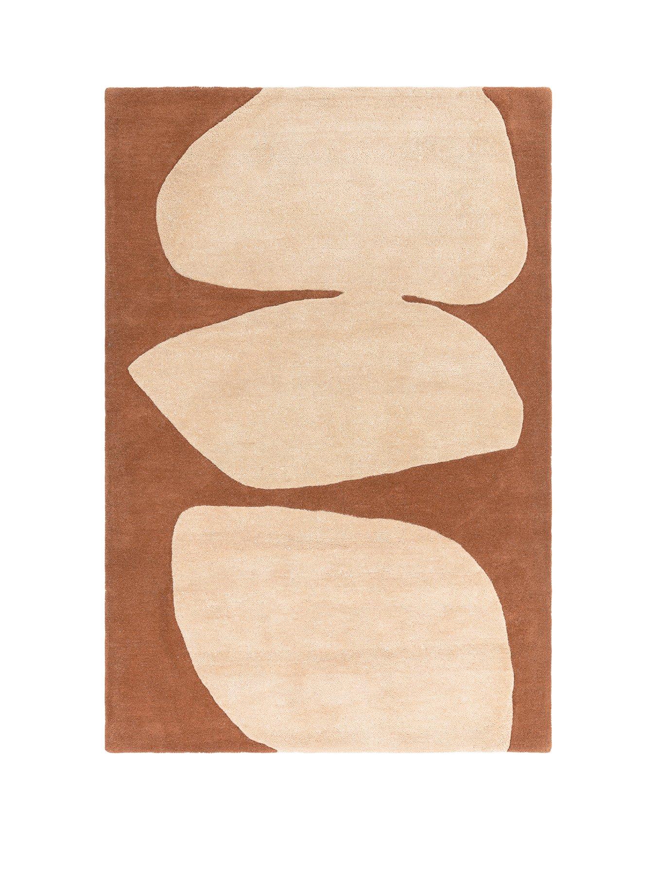 Image 2 of 6 of Asiatic Canvas Pebble Orange Rug