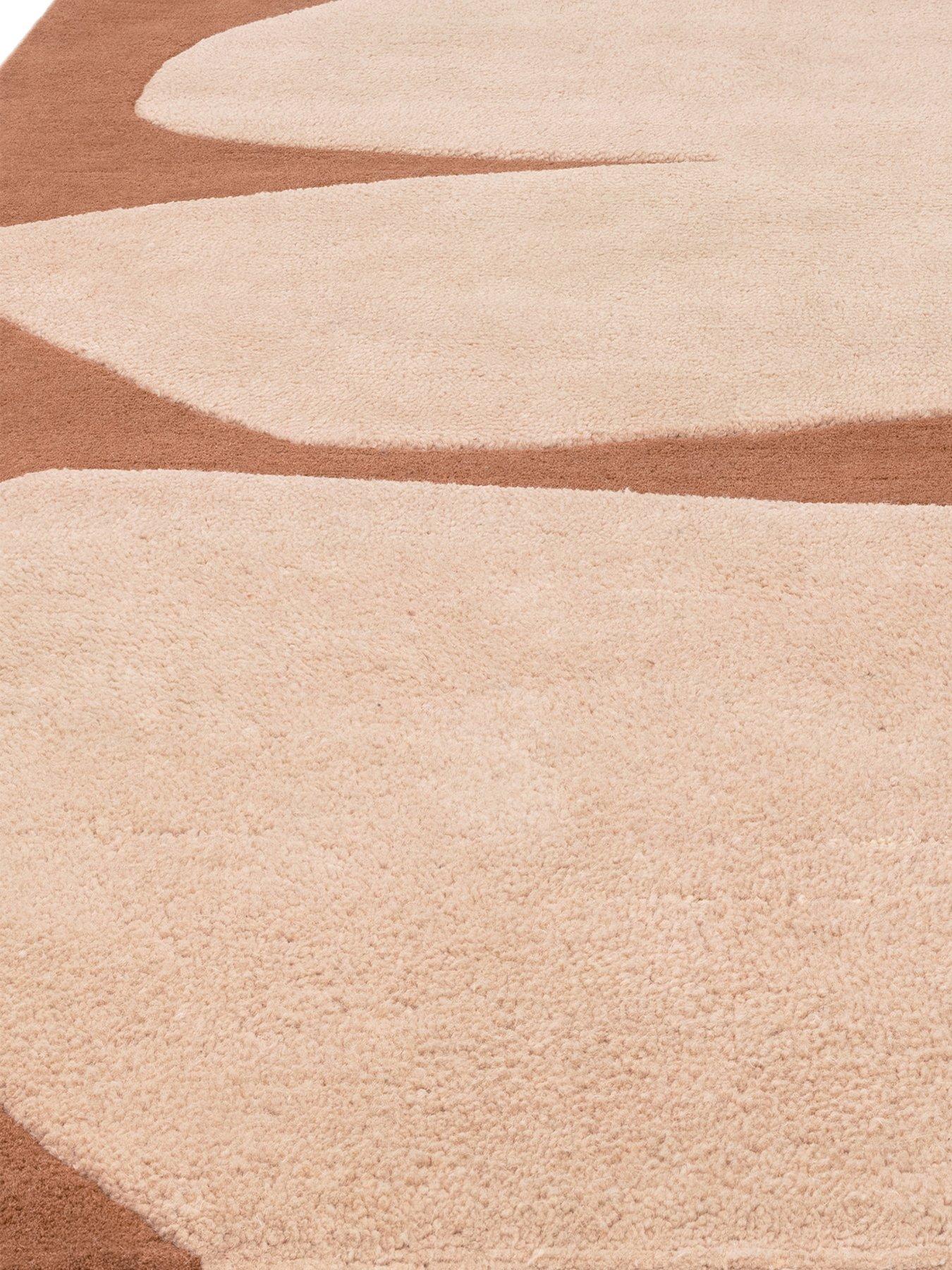 Image 3 of 6 of Asiatic Canvas Pebble Orange Rug