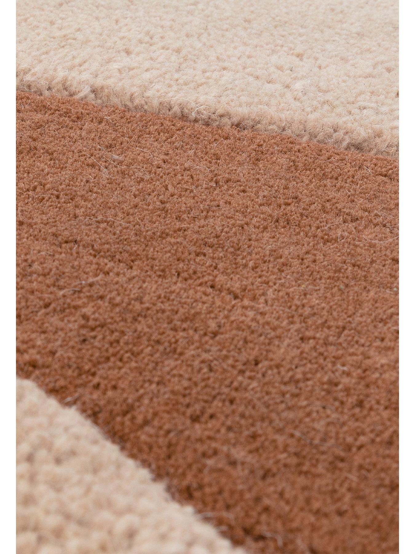Image 6 of 6 of Asiatic Canvas Pebble Orange Rug