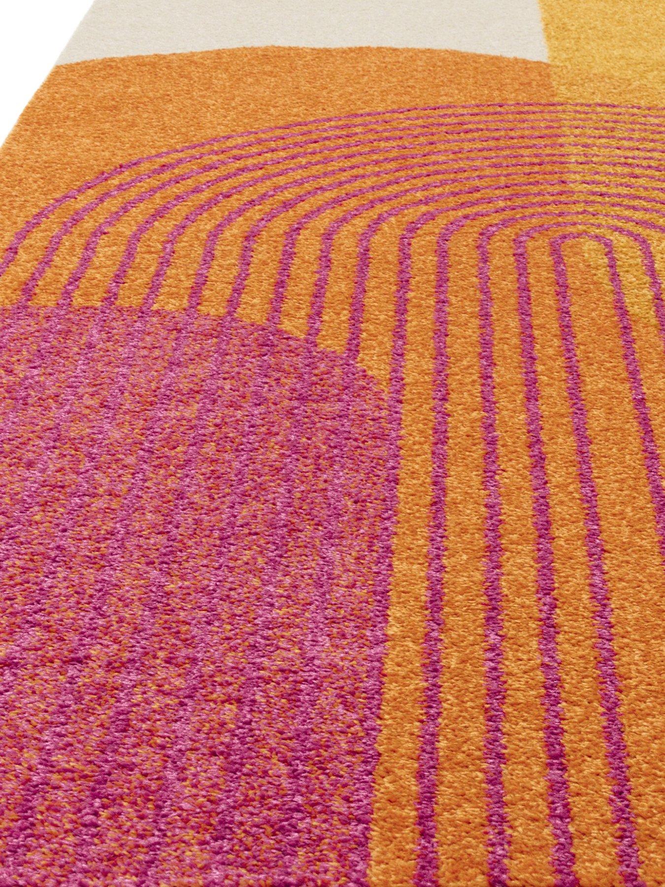 Image 3 of 6 of Asiatic Muse Retro Orange Rug