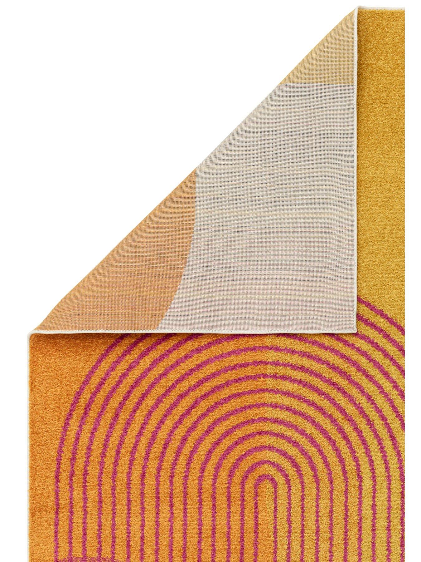 Image 5 of 6 of Asiatic Muse Retro Orange Rug