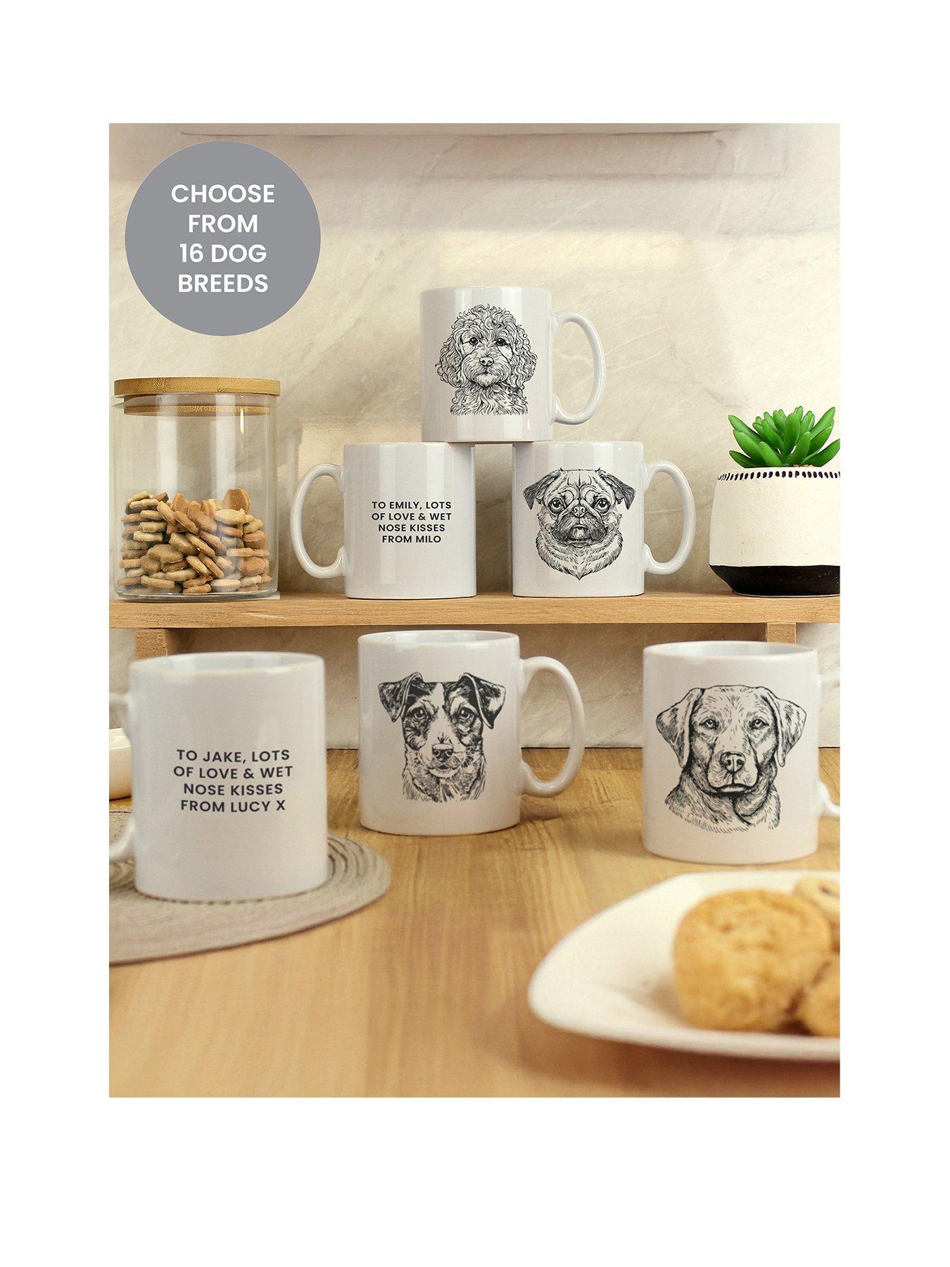 The Personalised Memento Company Personalised Dog Breed Mug Very
