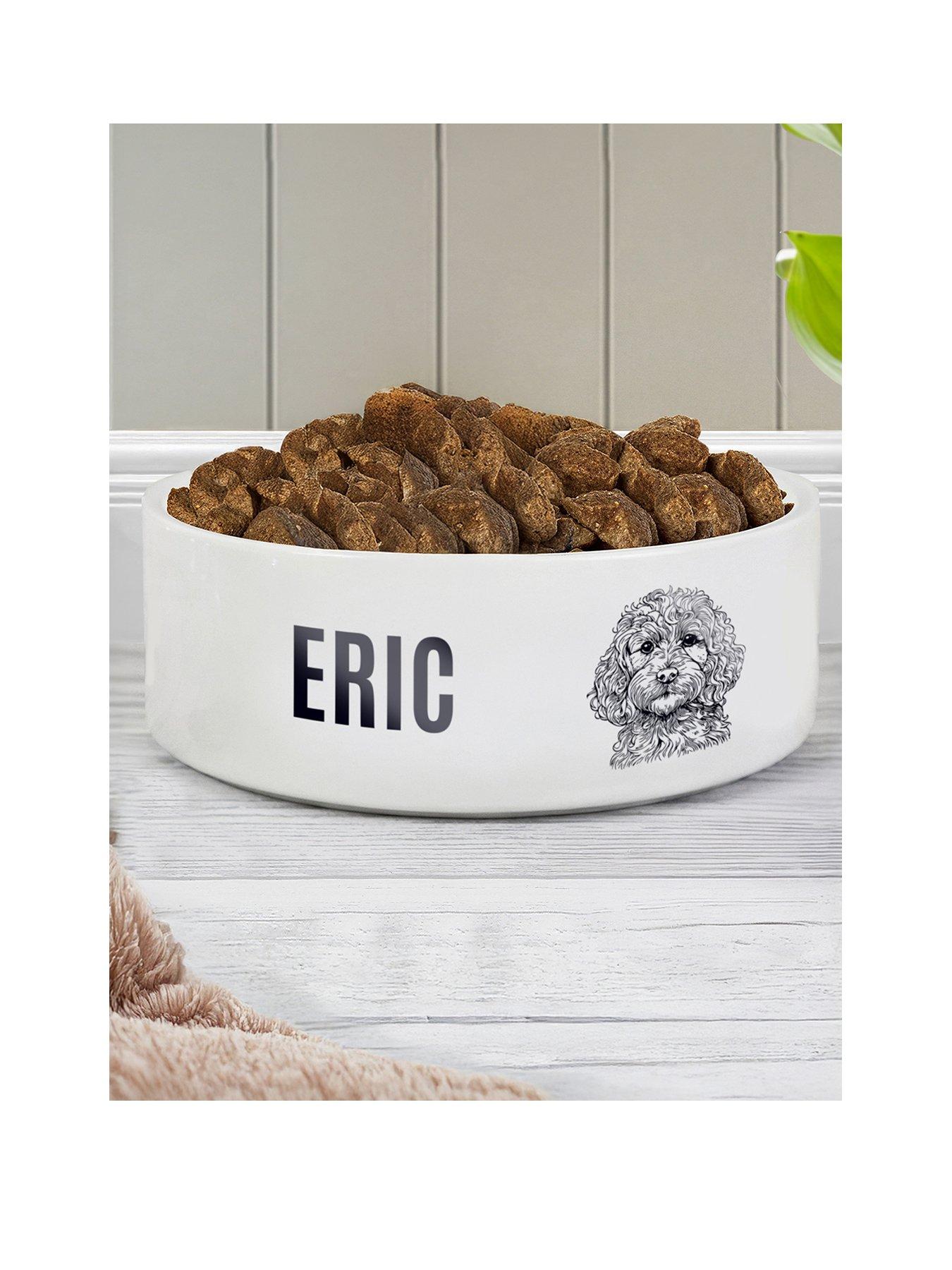 The Personalised Memento Company Personalised Dog Breed Feeding Bowl