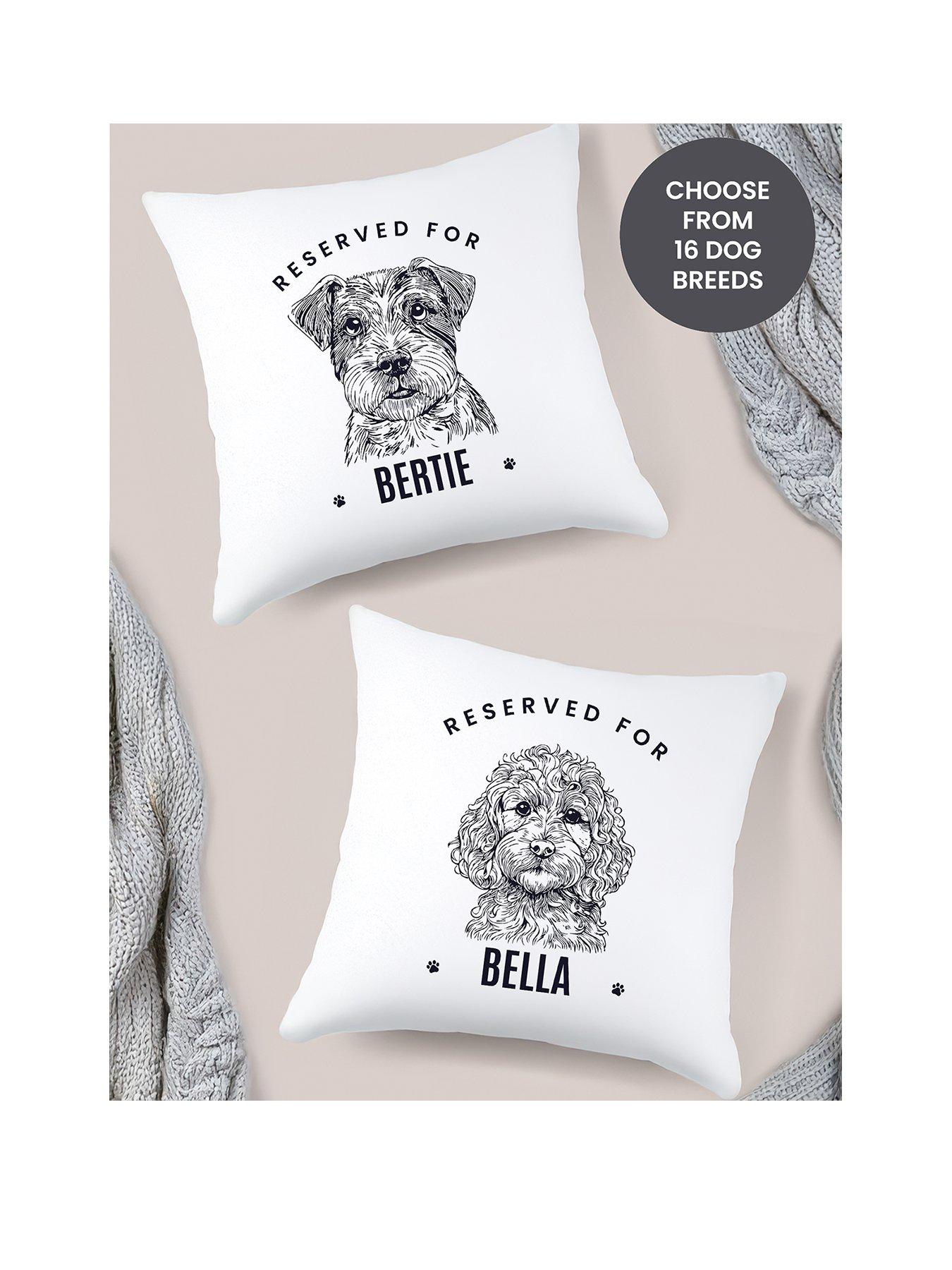 Image 1 of 3 of The Personalised Memento Company Personalised Dog Breed Cushion