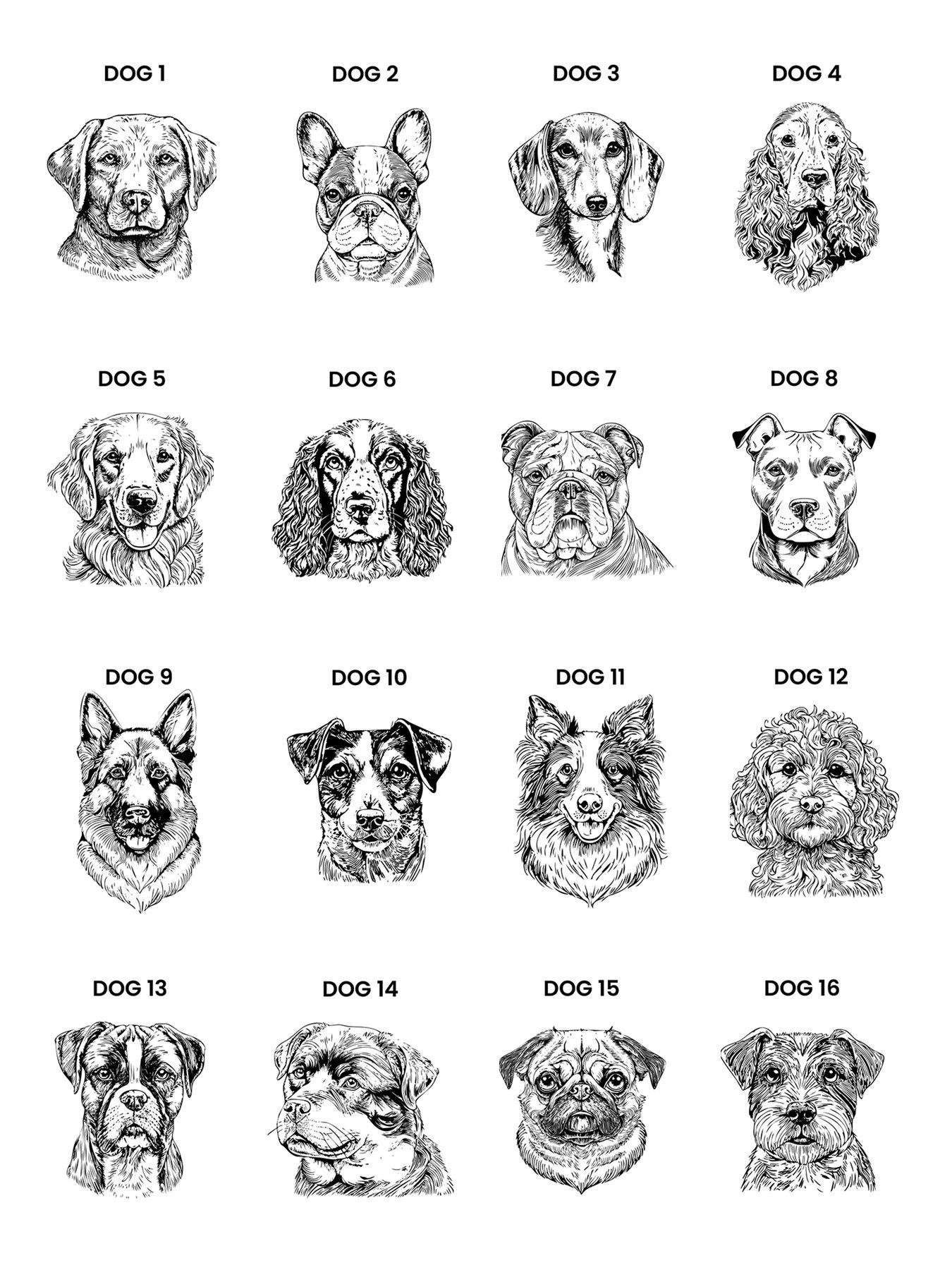 Image 2 of 3 of The Personalised Memento Company Personalised Dog Breed Cushion