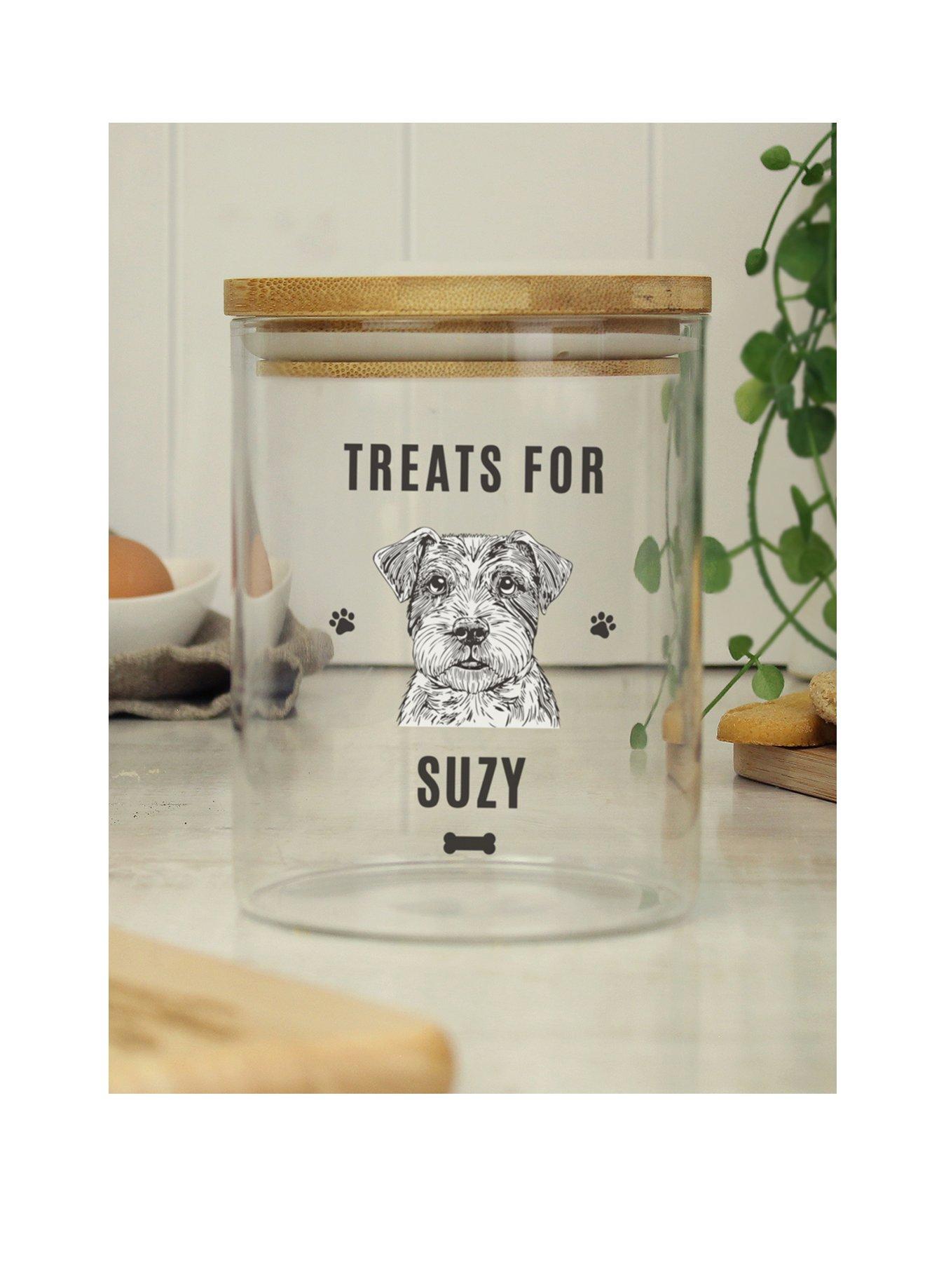The Personalised Memento Company Personalised Dog Breed Treat Jar