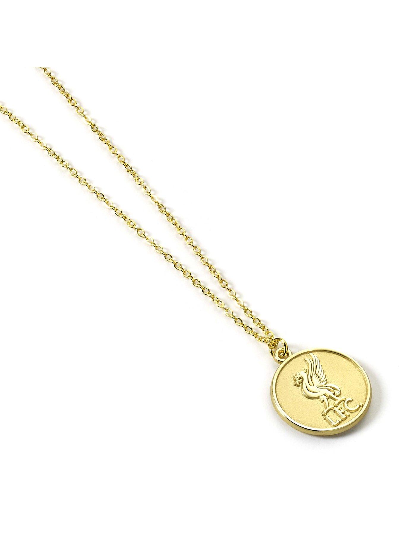 Liverpool FC Liverpool Football Club Gold Finish Crest Necklace | Very