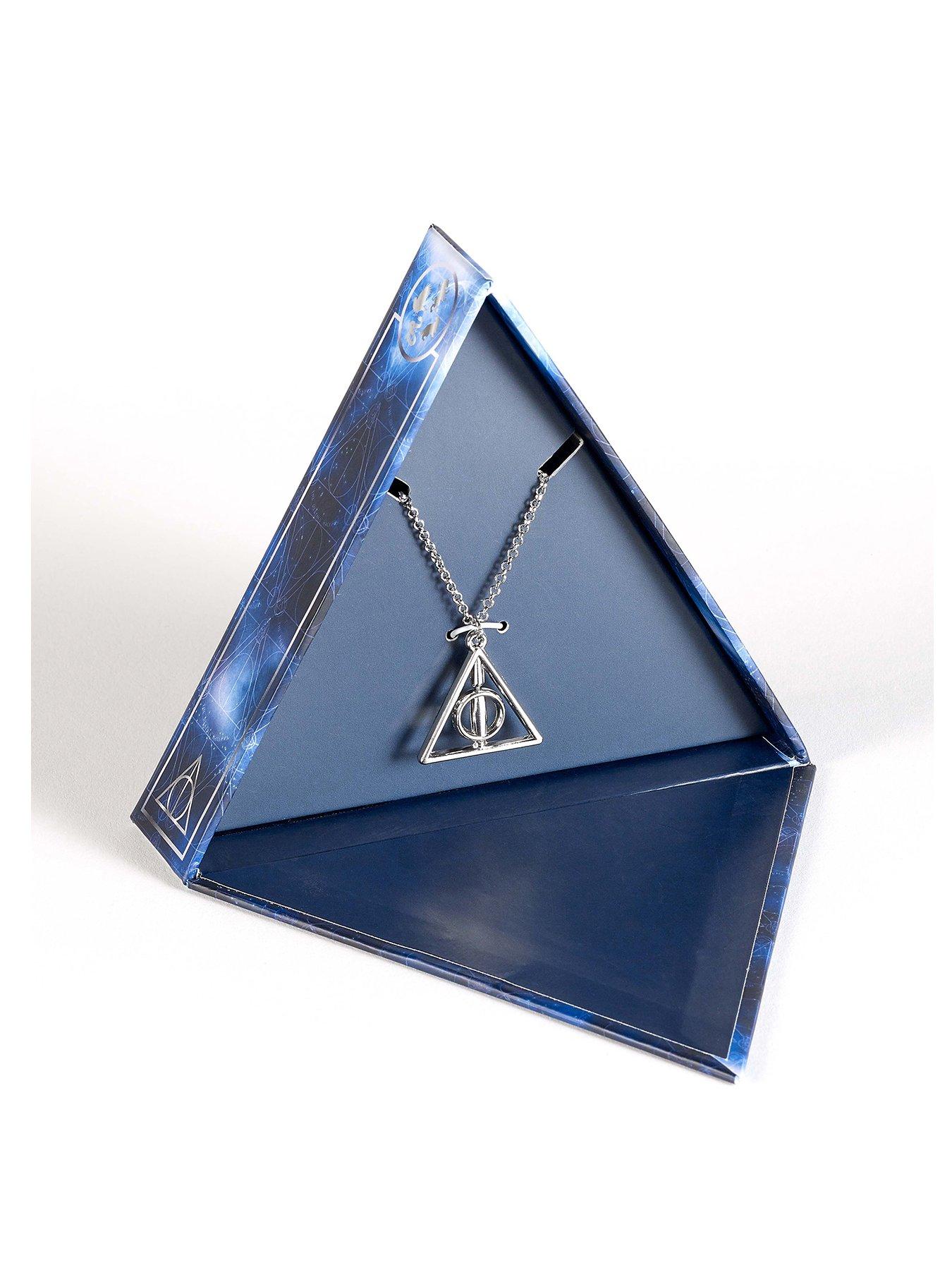 Harry Potter Deathly Hallows Gift Box with Spinning Deathly Hallows Necklace