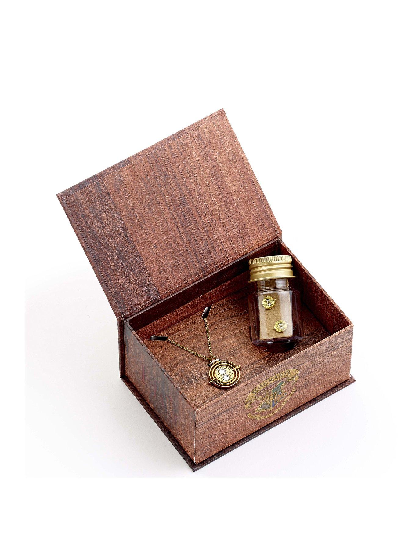 Harry Potter Hermione Potions Gift Box with a Time Turner Necklace  &  Stud Earrings