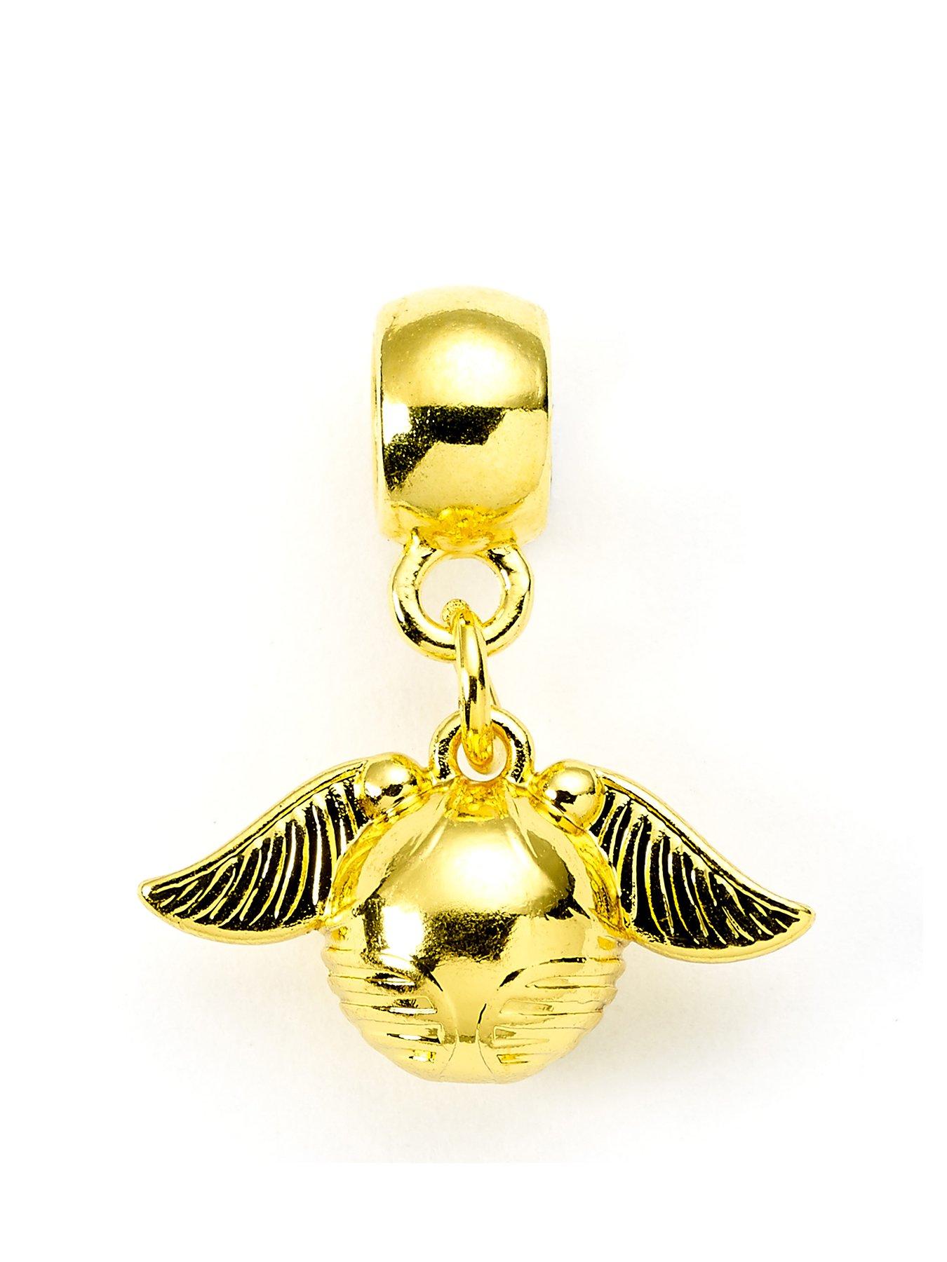 Harry Potter Golden Snitch Gold Tone Charm