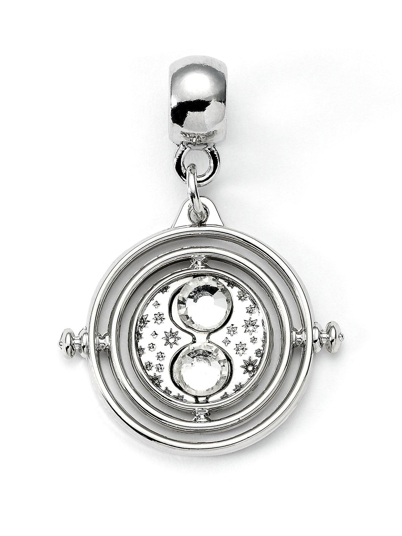 Harry Potter Time Turner Silver Tone Slider Charm