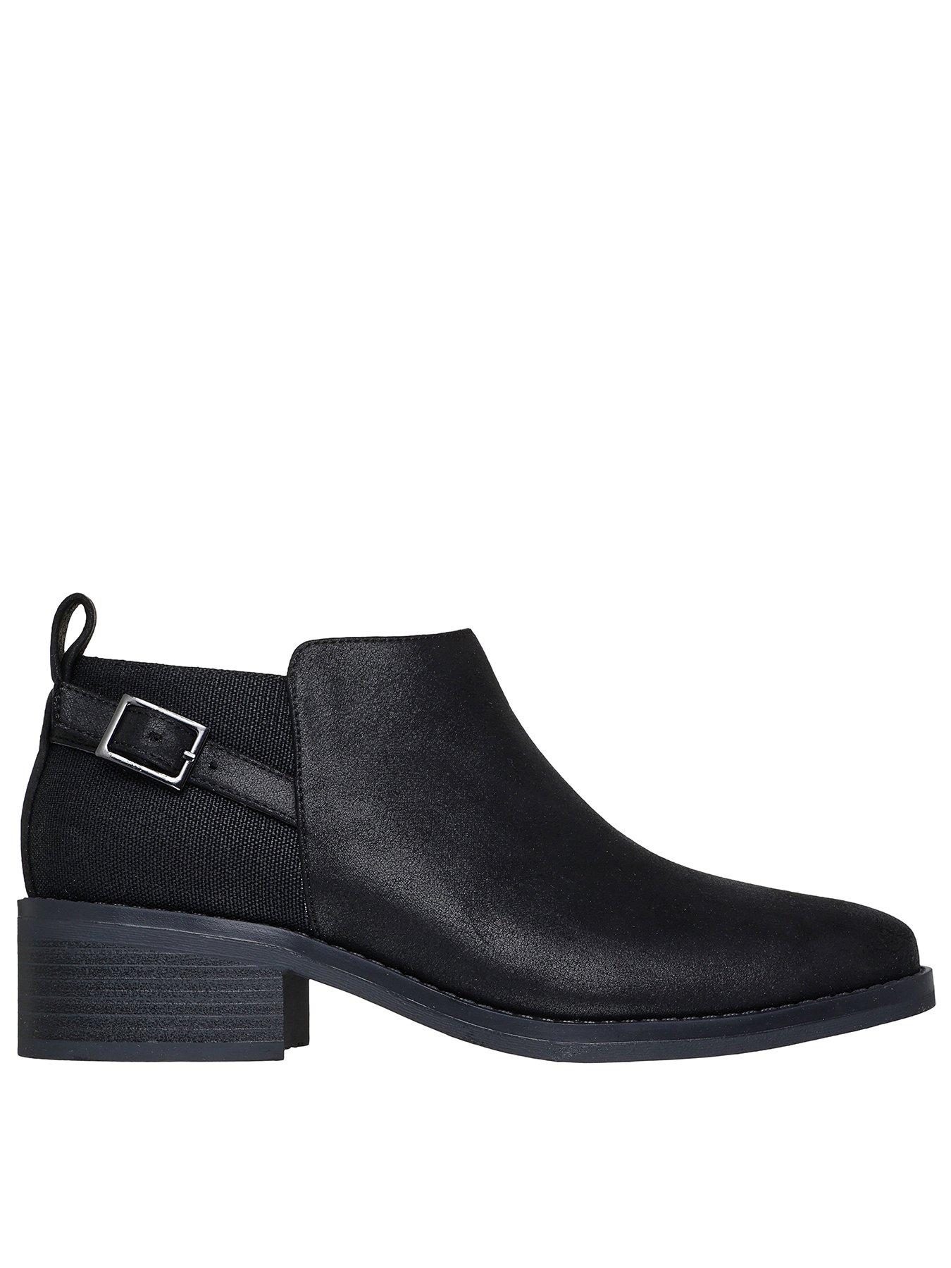 Skechers Bobs Wander Luxe Boots - Black