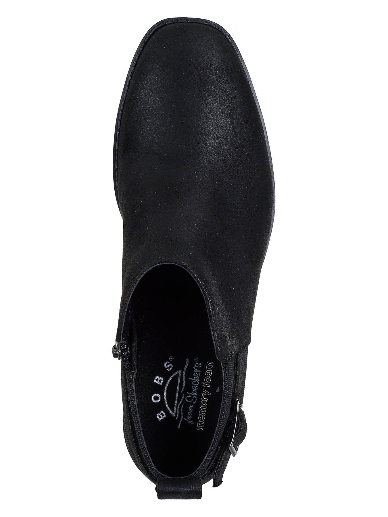 Image 3 of 5 of Skechers Bobs Wander Luxe Boots - Black