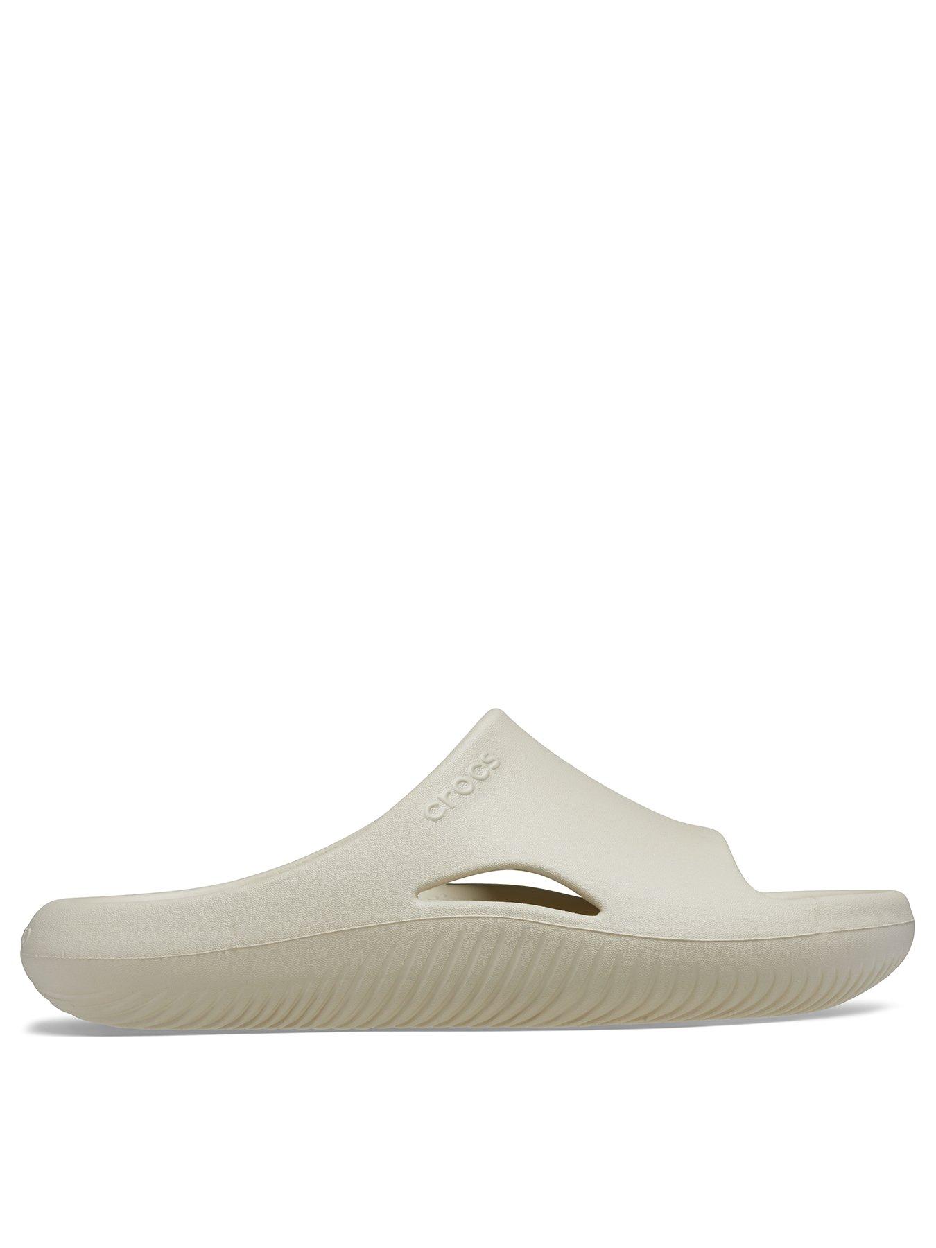 Crocs Croc's Mens Mellow Recovery Slide-natural