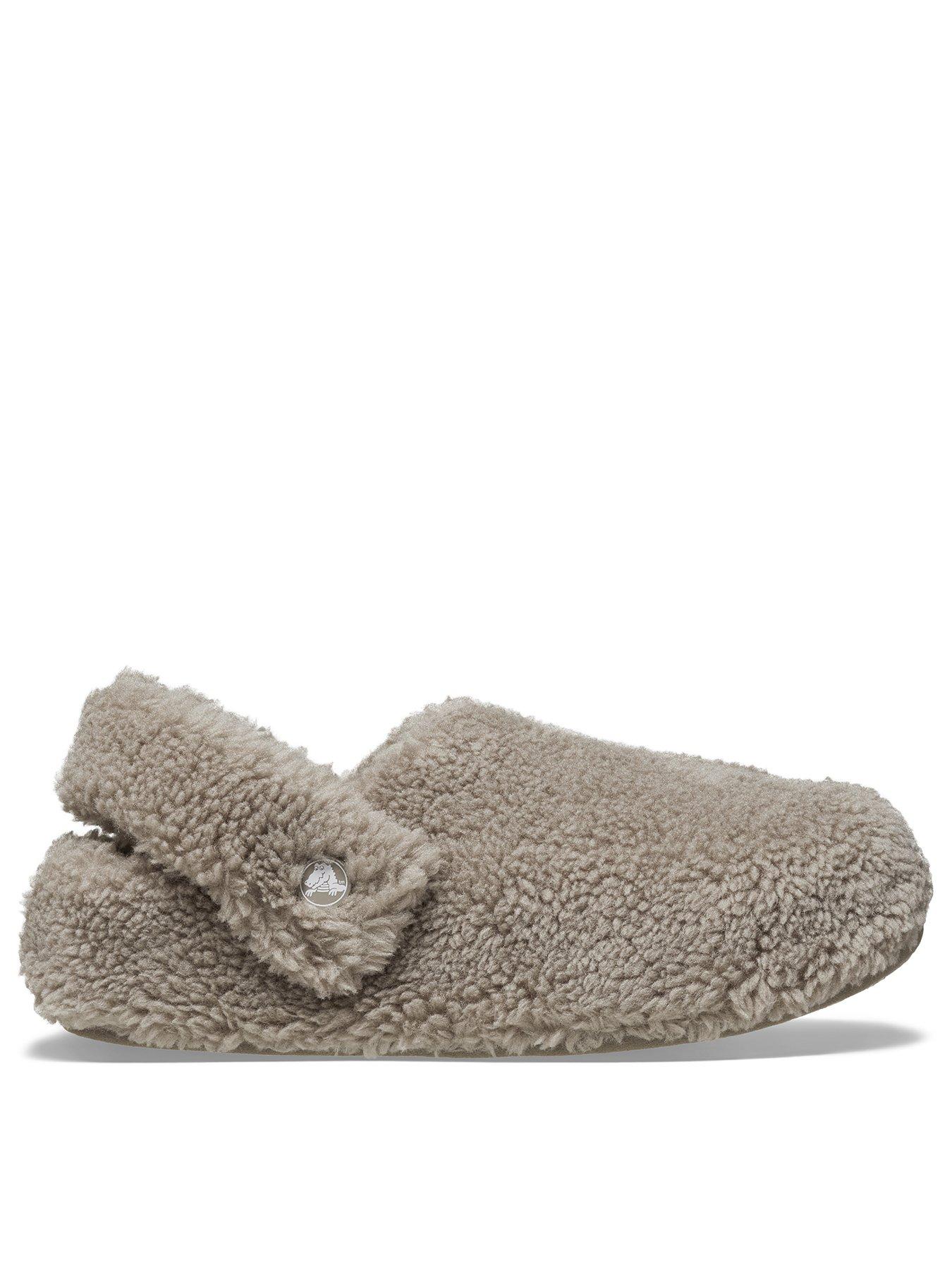 Crocs Men's Classic Cozzzy Slippers - Beige