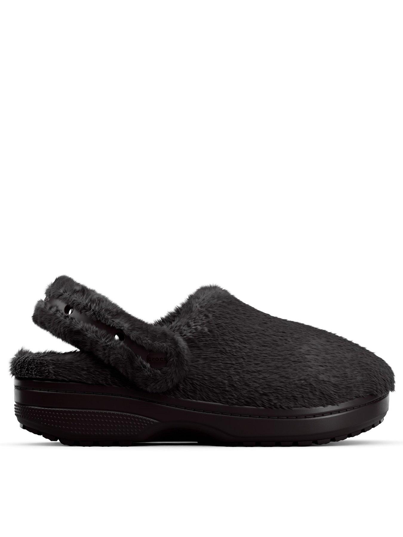 crocs-mens-classic-unfurgettable-clog-slipper-black