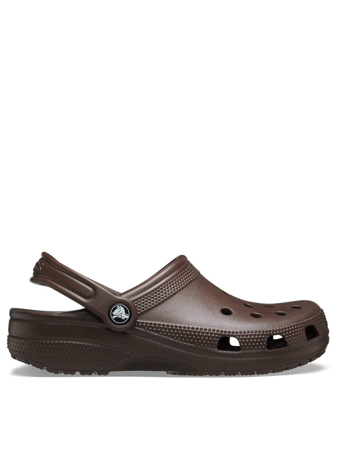 Crocs Men's Classic Clog Sandal - Brown