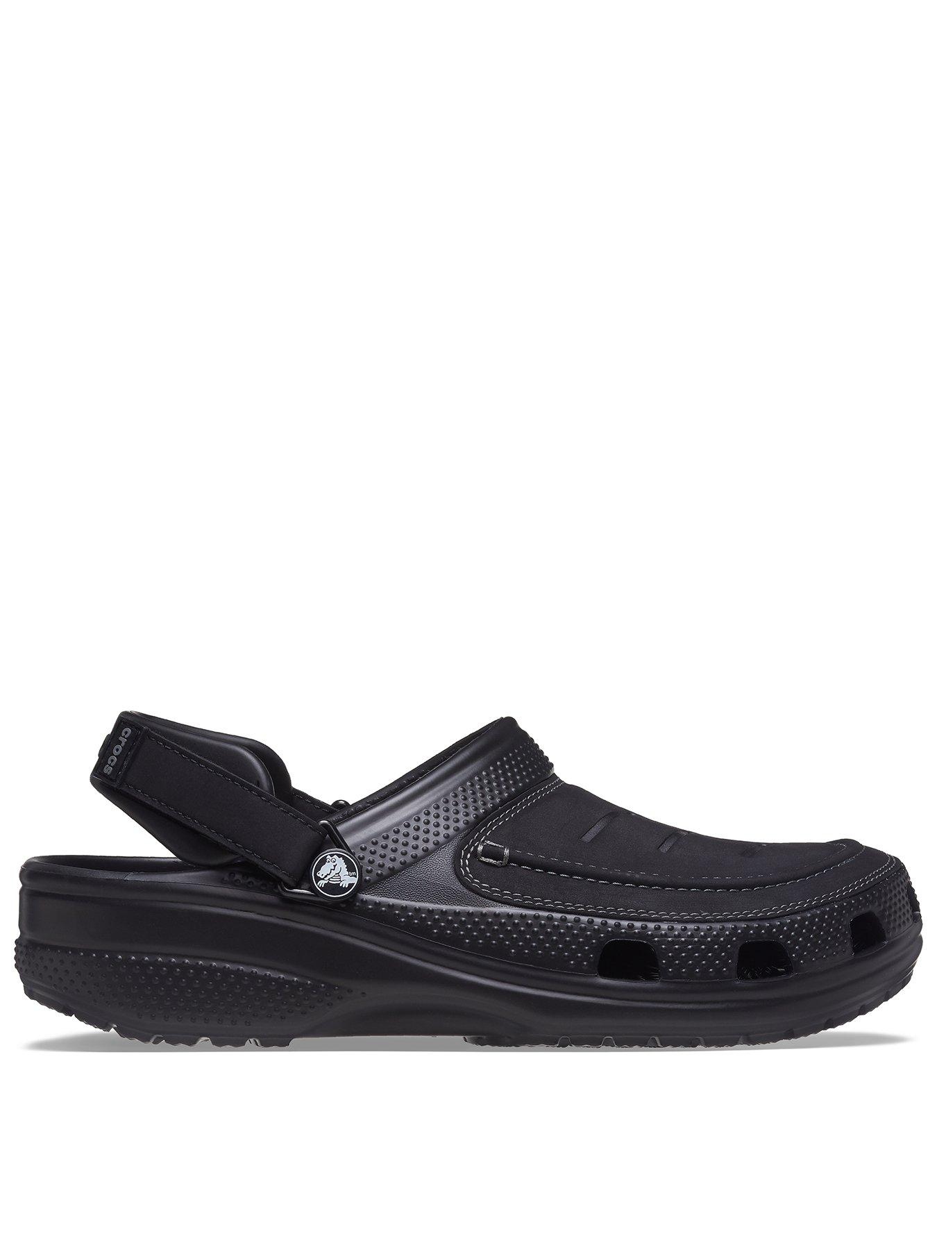 Crocs Men's Yukon Lite Ride Clog Sandal - Black