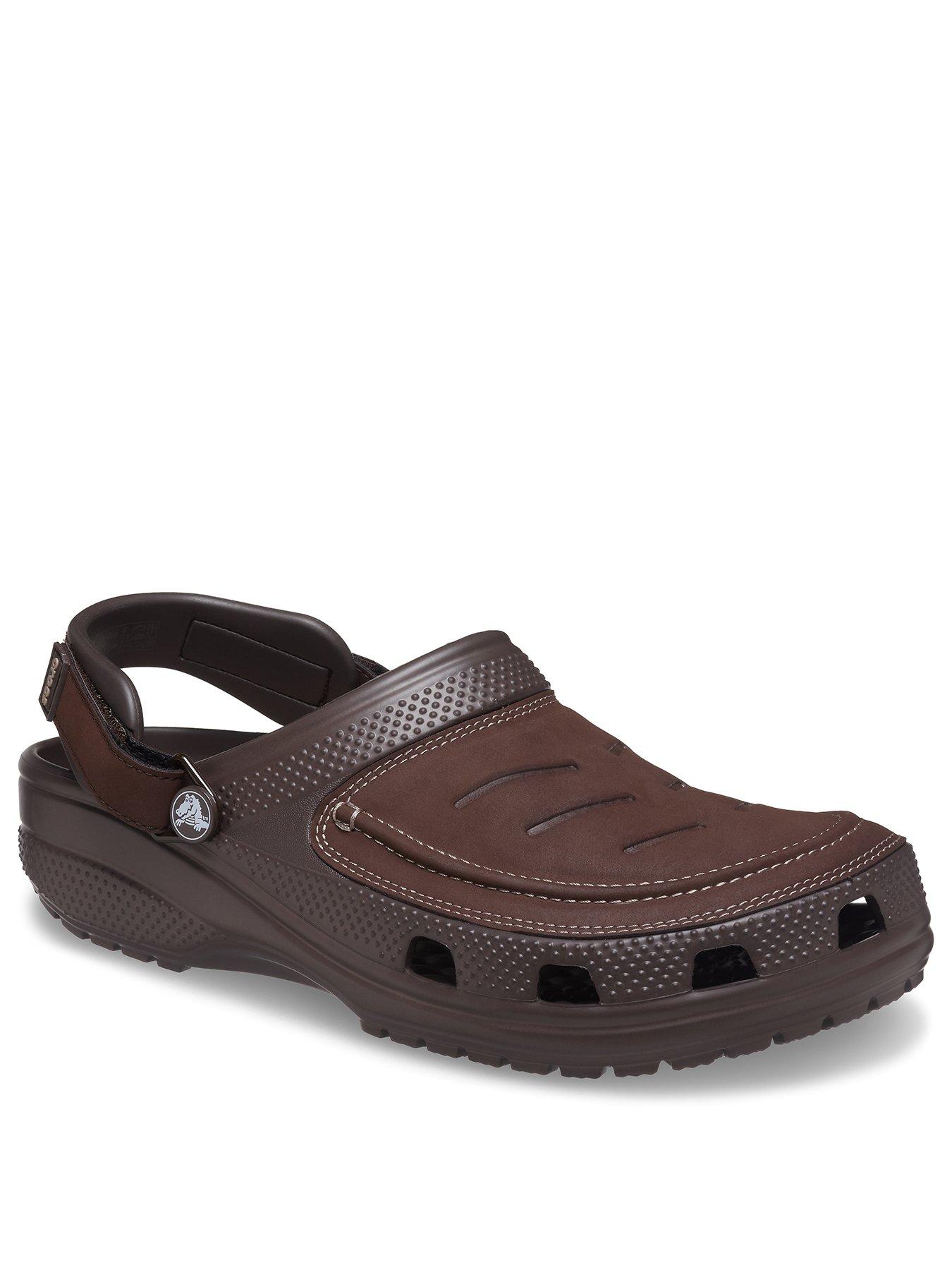 Crocs Men's Yukon Lite Ride Clog Sandal - Brown | Very