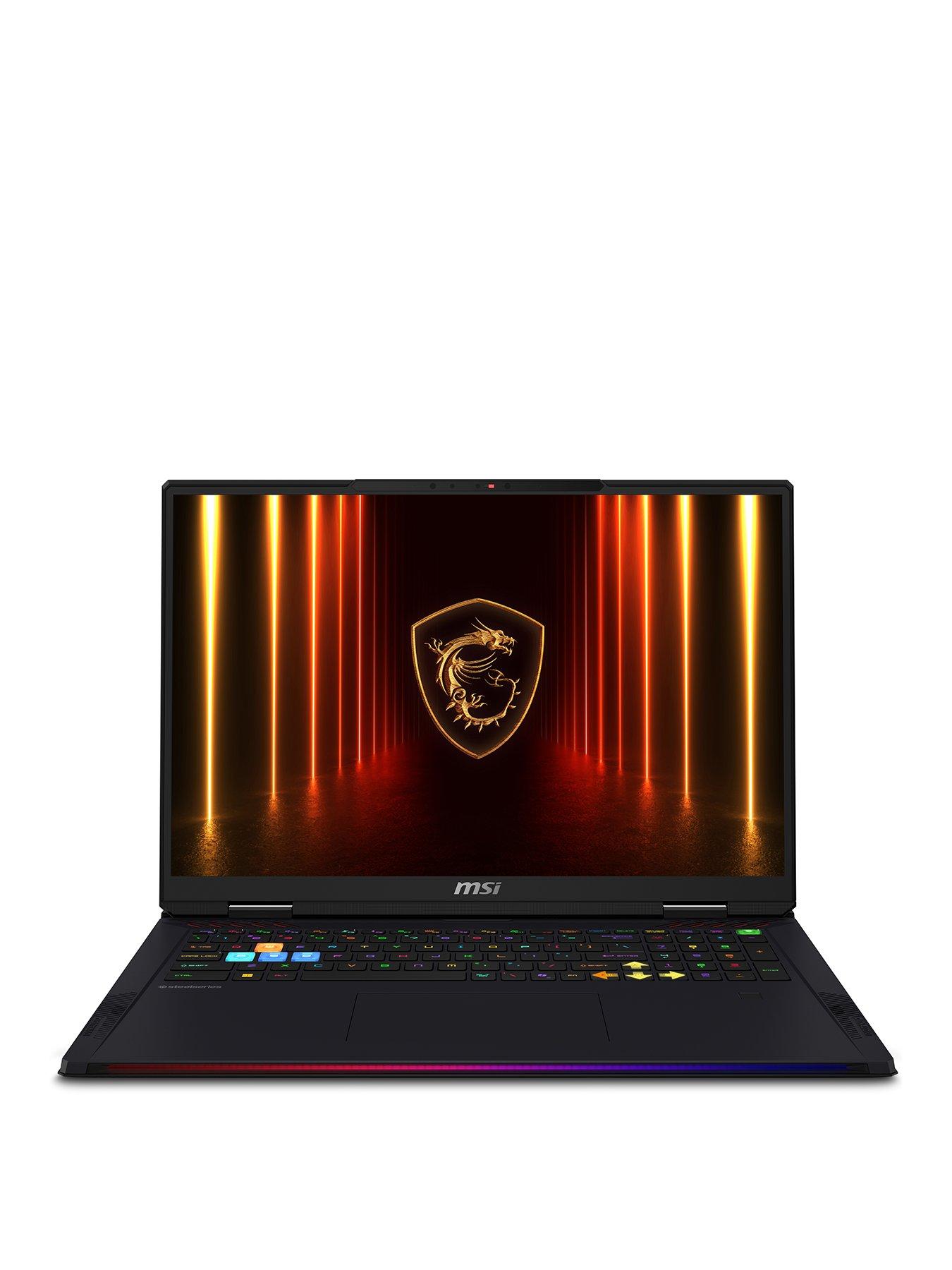 undefined Raider 18 HX AI Gaming Laptop - 18in 4K Mini LED, GeForce RTX 5090, Intel Core Ultra 9, 64GB RAM, 4TB SSD - Black