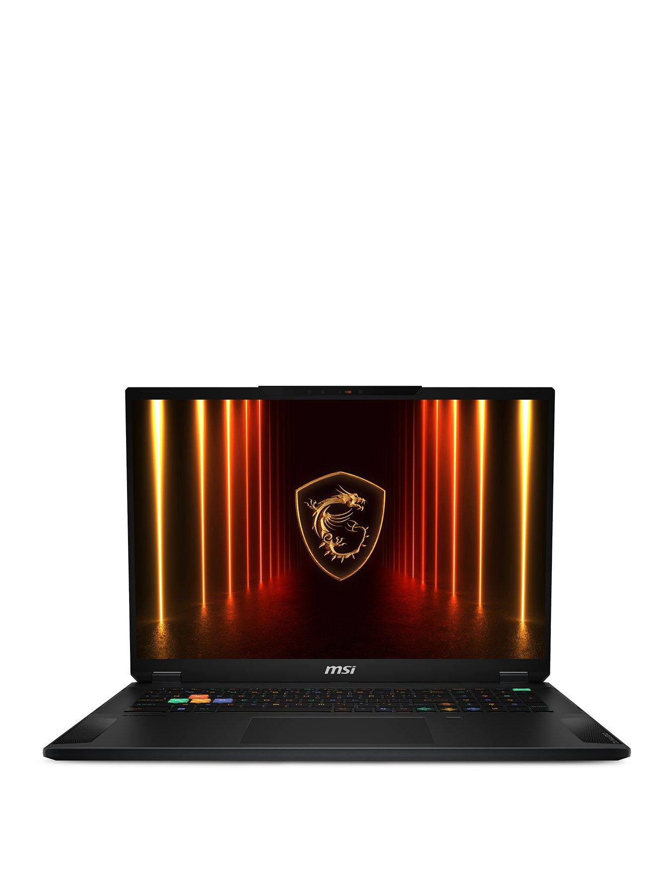 MSI Stealth 18 HX AI Gaming Laptop - 18in QHD+ 240Hz, GeForce RTX 5070 Ti, Intel Core Ultra 9, 32GB RAM, 2TB SSD - Black