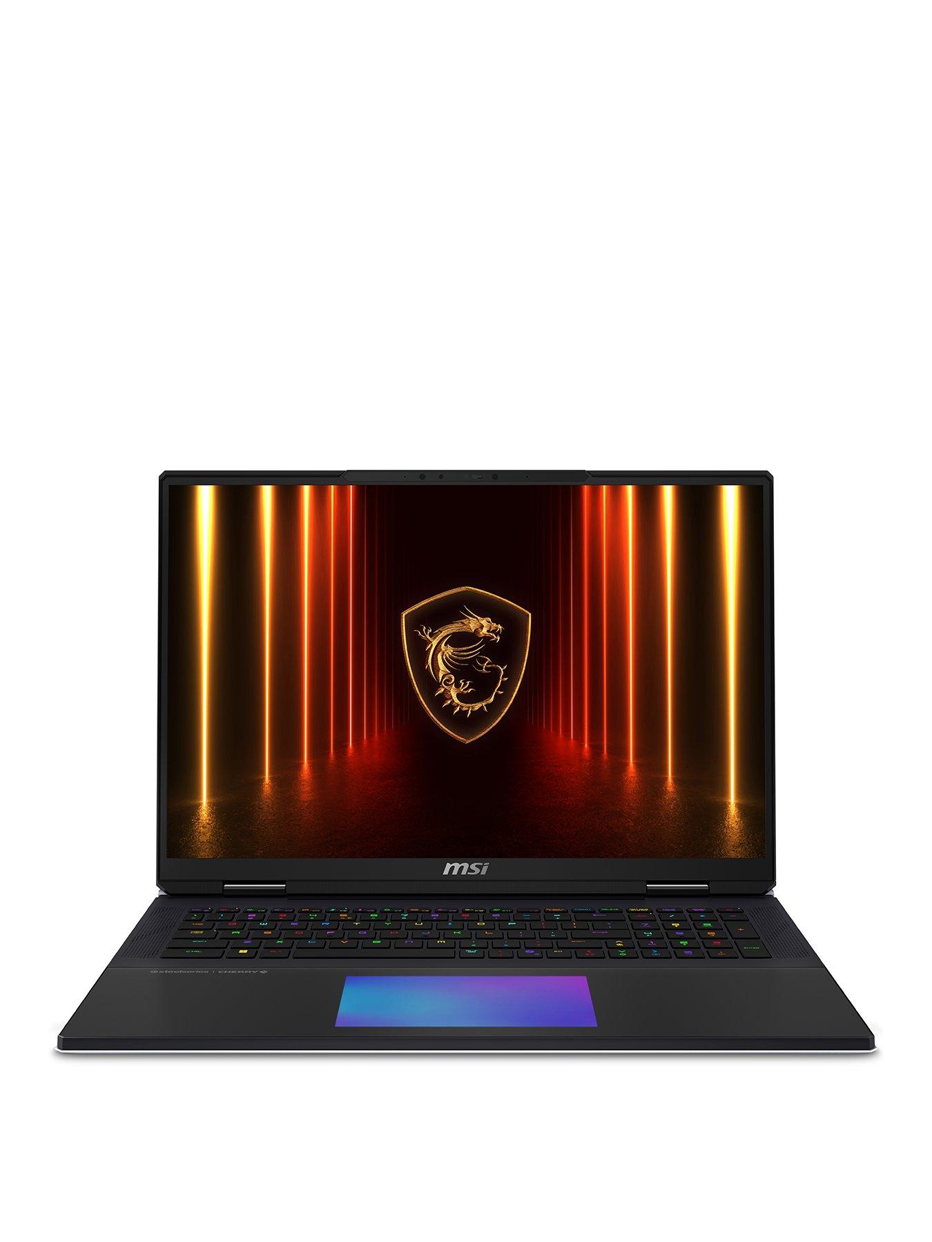 MSI Titan 18 HX AI Laptop - 18in 4K Mini LED 120Hz, GeForce RTX 5080, Intel Core Ultra 9, 64GB RAM, 2TB SSD - Black